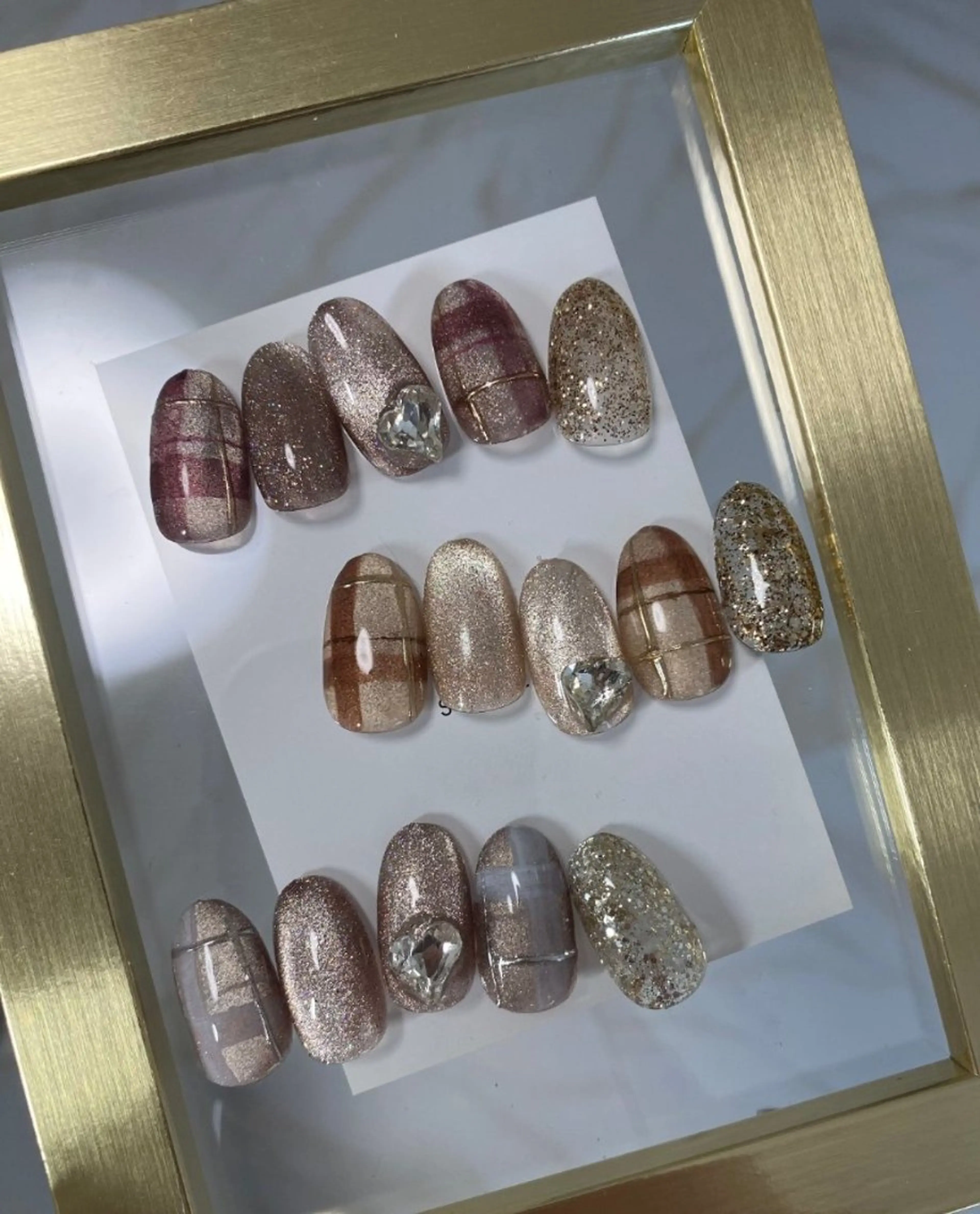 ネイル フラッシュネイル マグネットネイル ハンドネイル gluck sakiのネイルデザイン