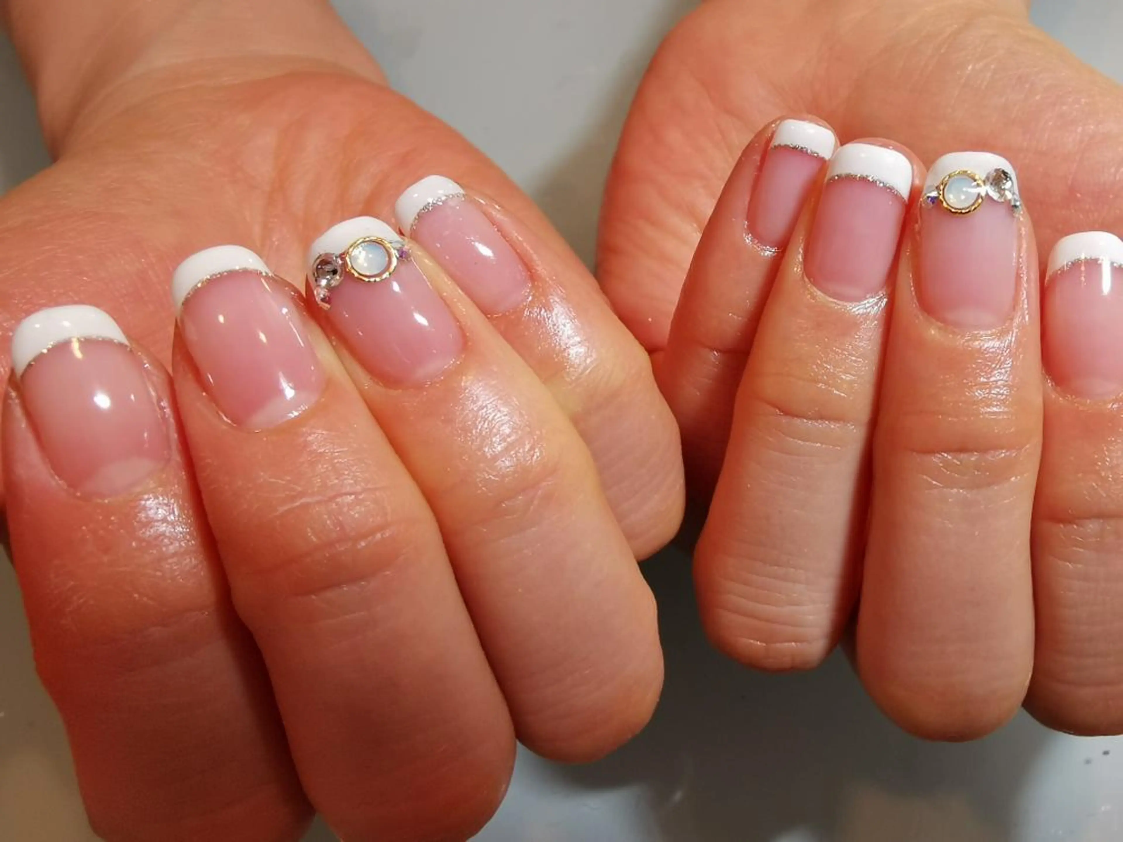 ネイル フレンチネイル ハンドネイル ネイルサロン Lelienルリエのネイルデザイン