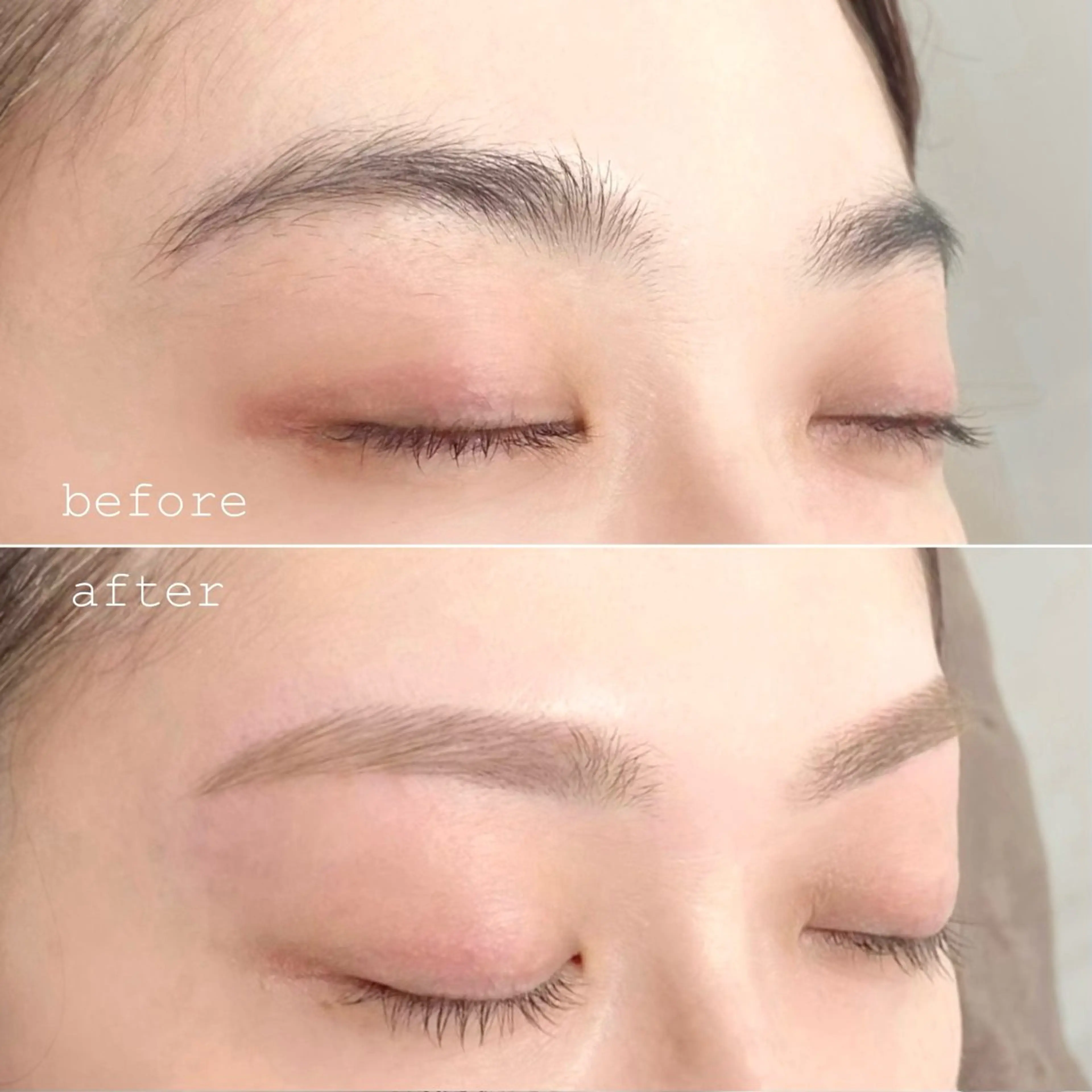 初回🌿アイブロウスタイリング（wax、毛抜き、まびき、カット、メイクレクチャー）の写真