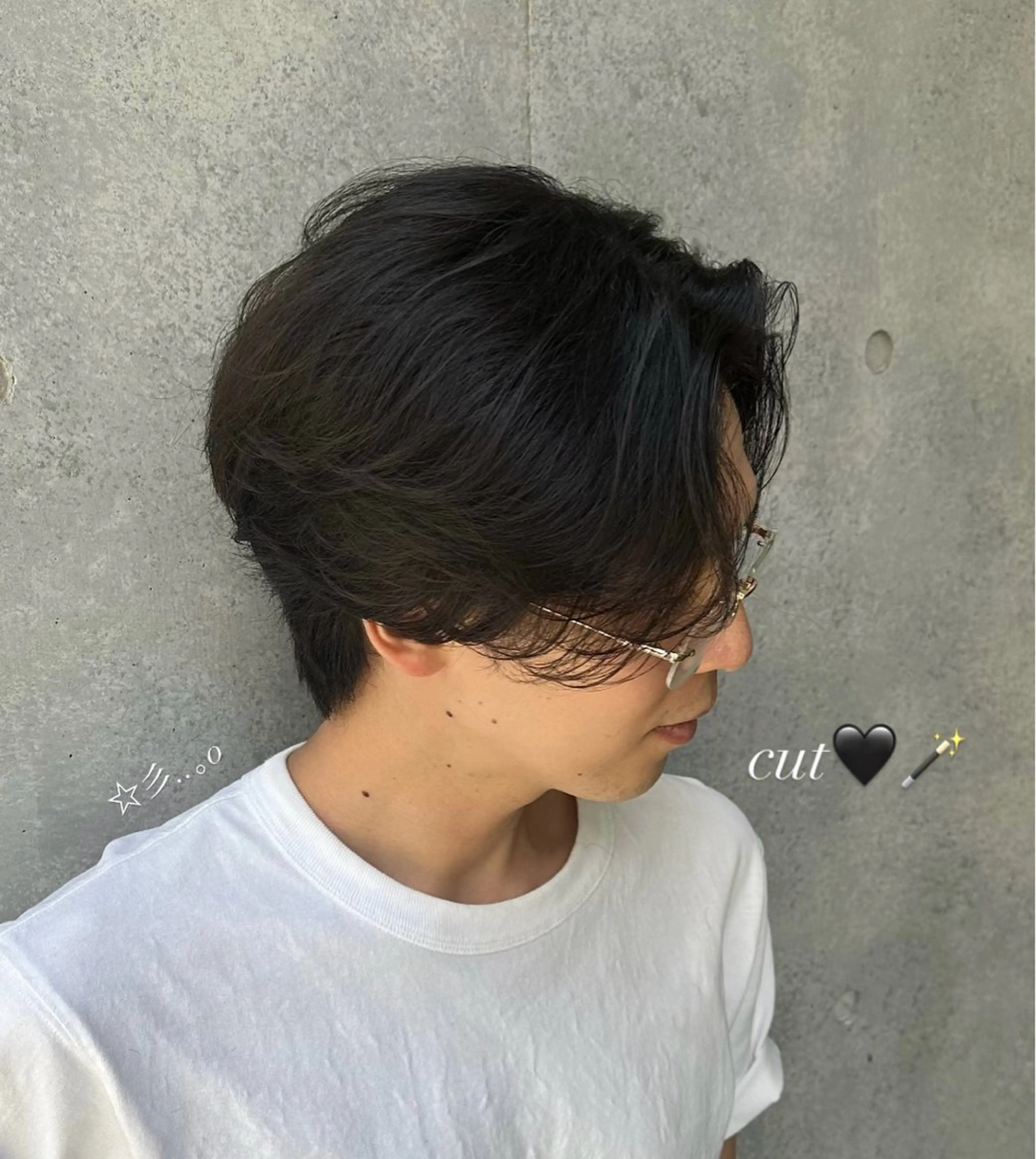 パーマ メンズ 韓国レイヤー kira🌛のヘアスタイル