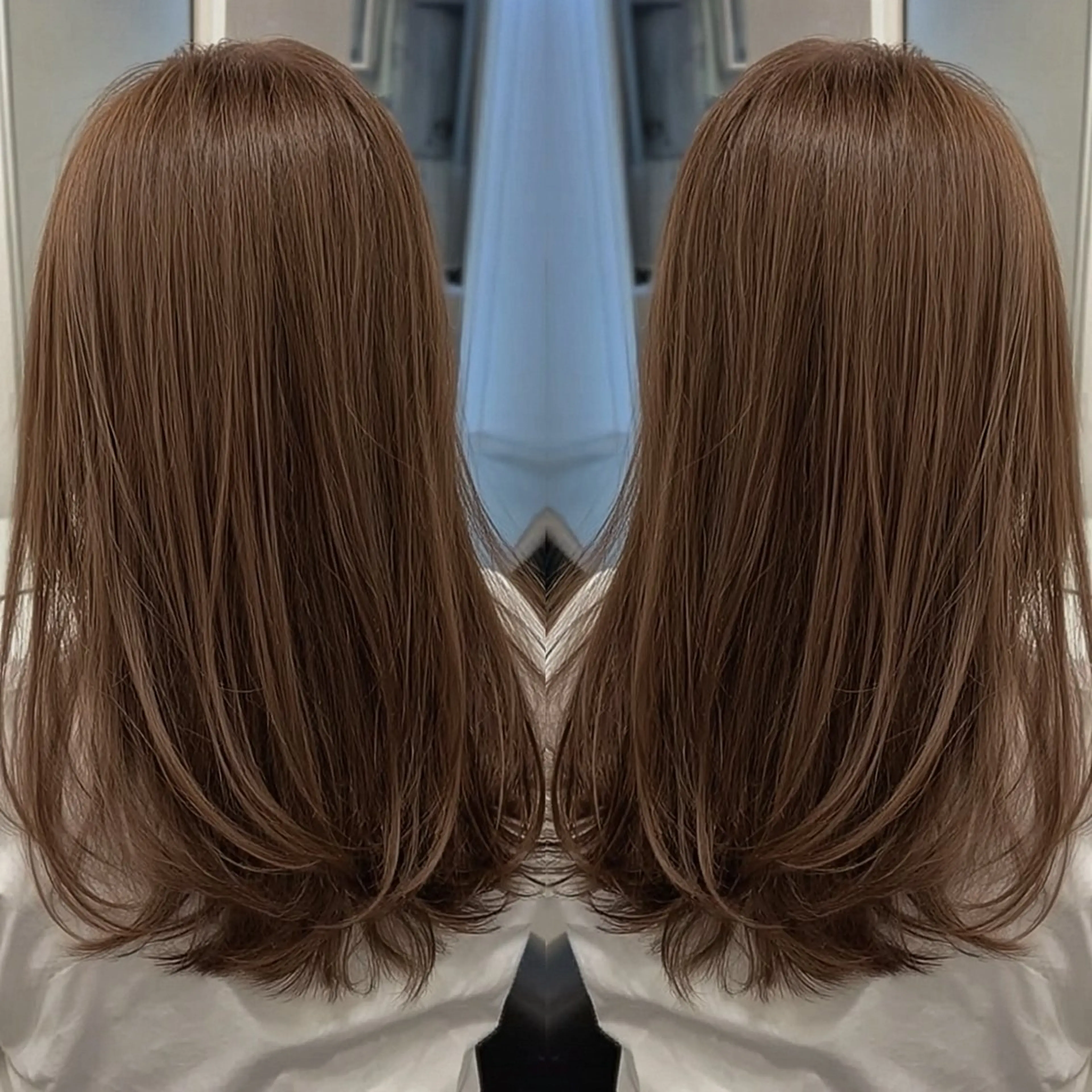 ロング ヘアカラー 🍀似合わせ透明感 カラーアヤナ🍀のヘアスタイル