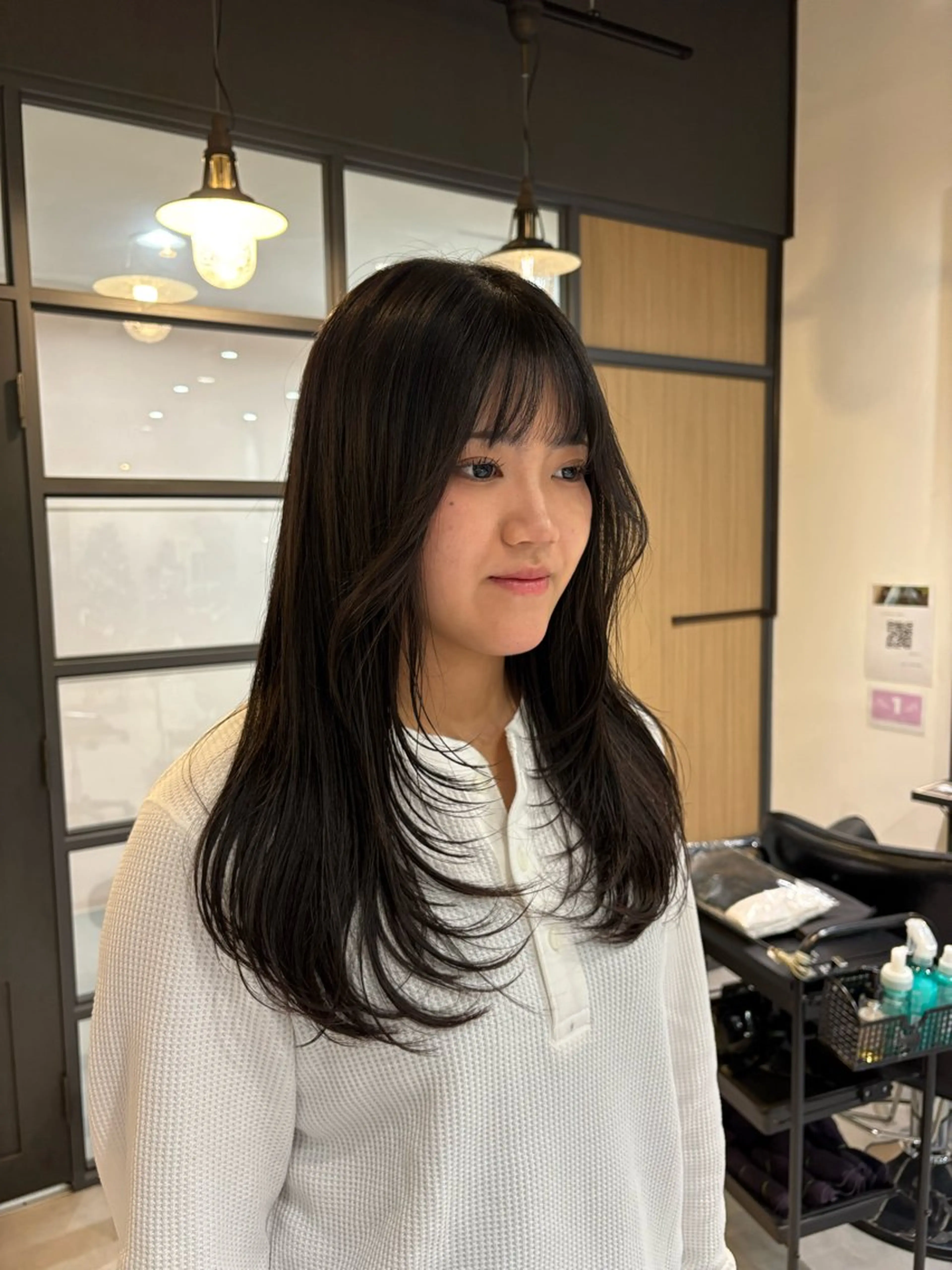 ロング カット Neale. ナナカのヘアスタイル