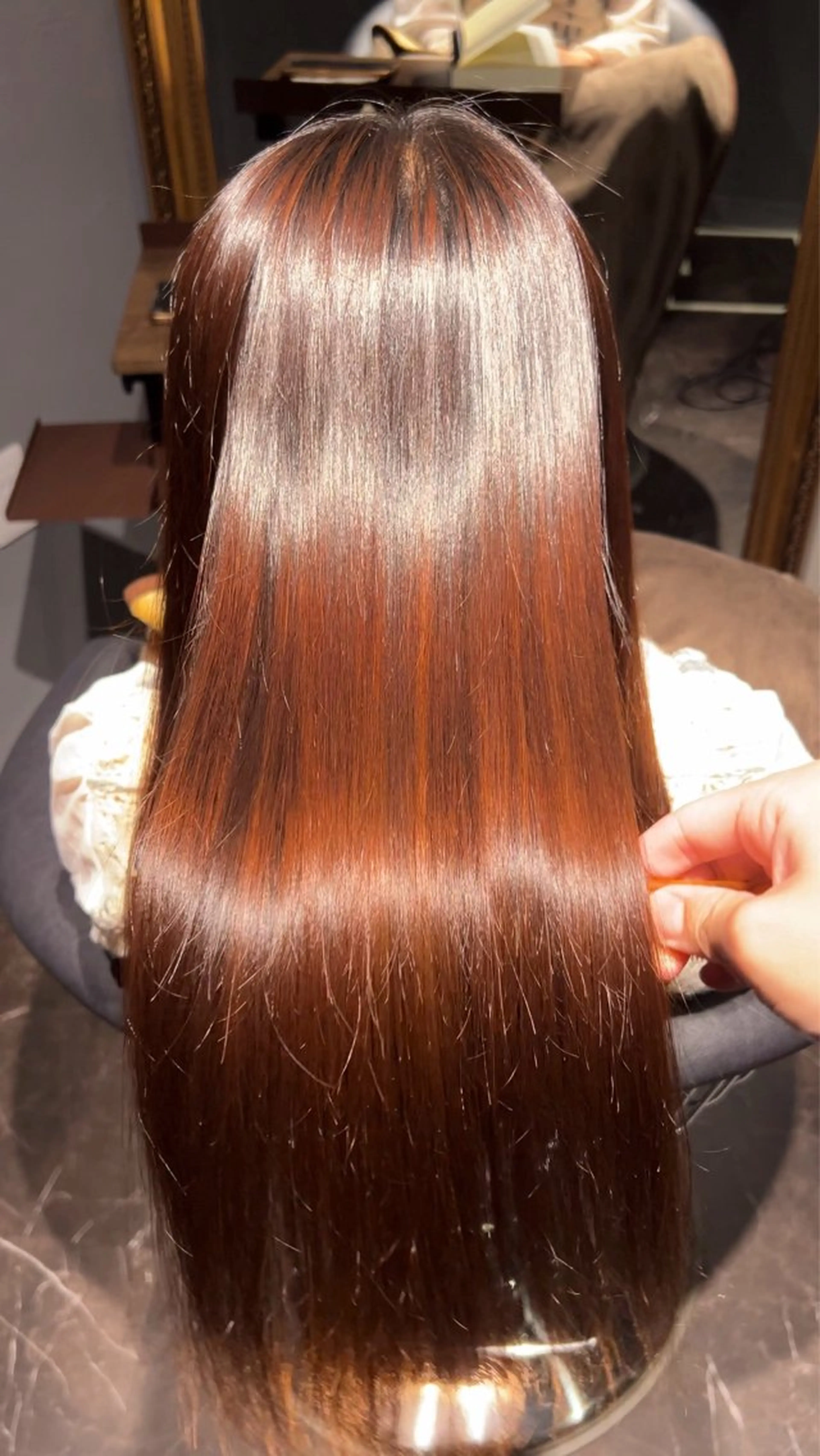 ロング カラー 髪質改善 縮毛矯正 🌟縮毛矯正/ 髪質改善/髙橋🌟のヘアスタイル