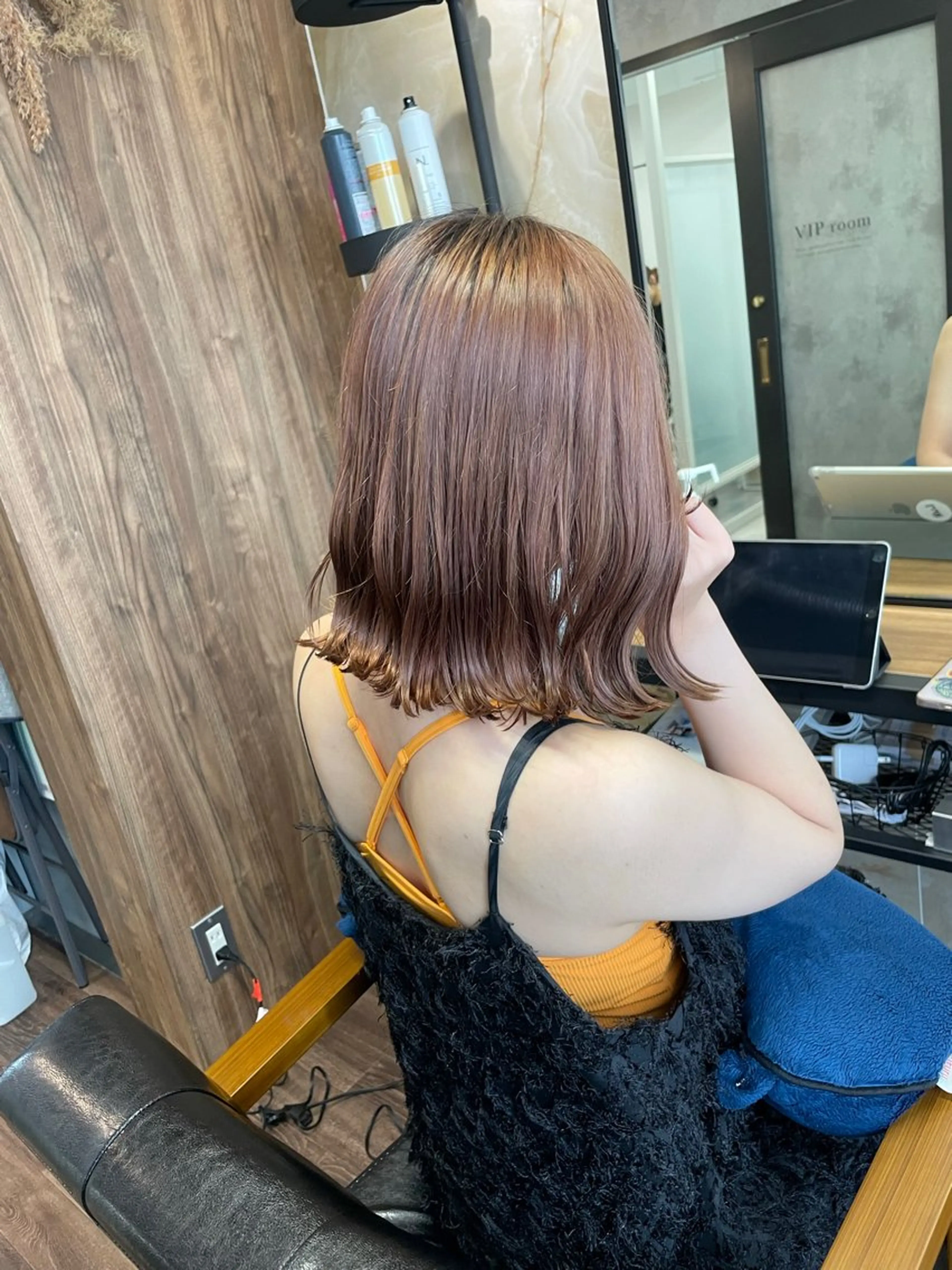 ショート カラー カット ヘアカラー トリートメント Lull (シェアサロンReco VIProom)所属・Lull1人美容室 バレイヤージュのヘアスタイル