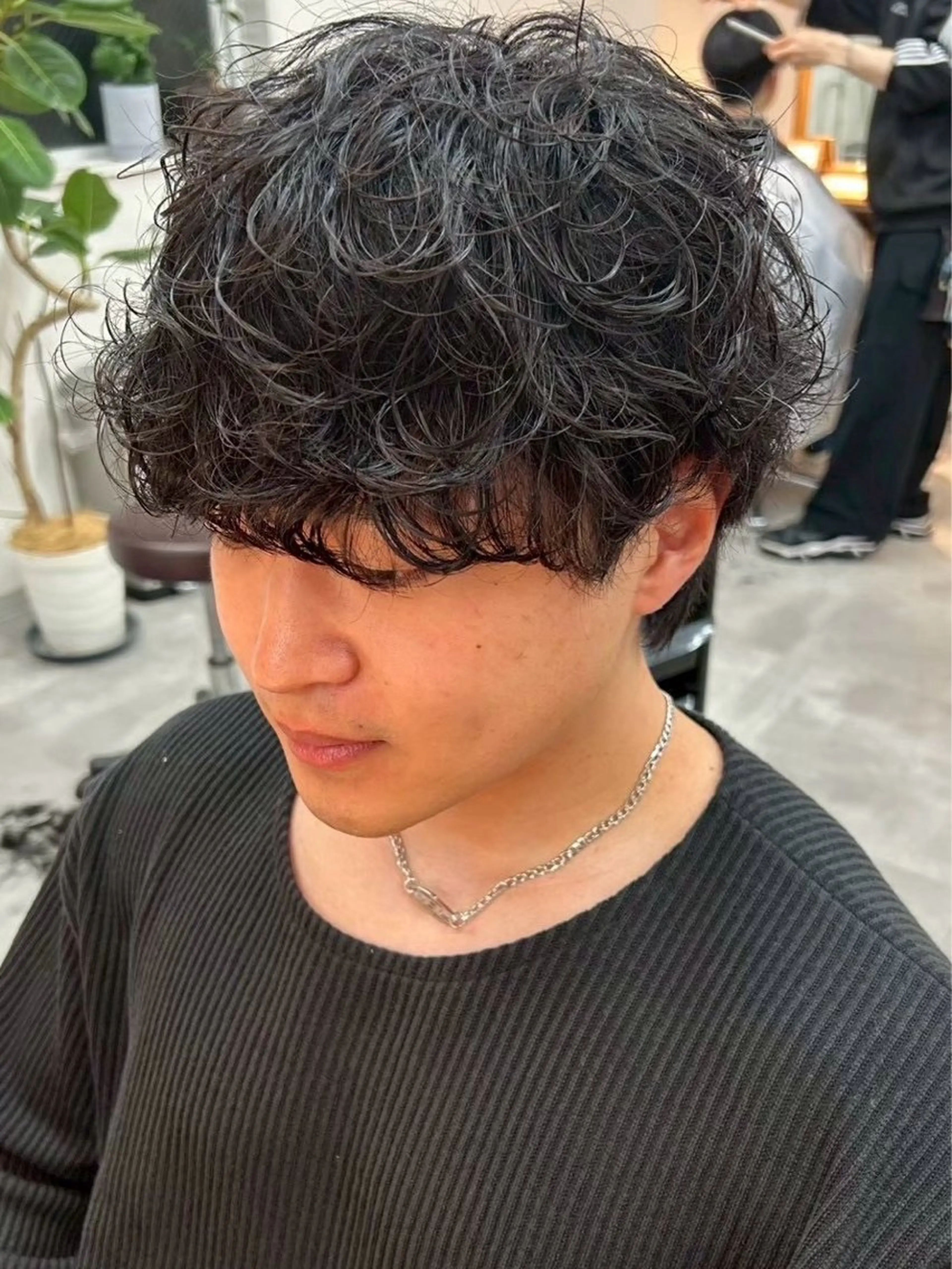 ミディアム カット パーマ メンズパーマ特化 /メンズ支持率◎のヘアスタイル