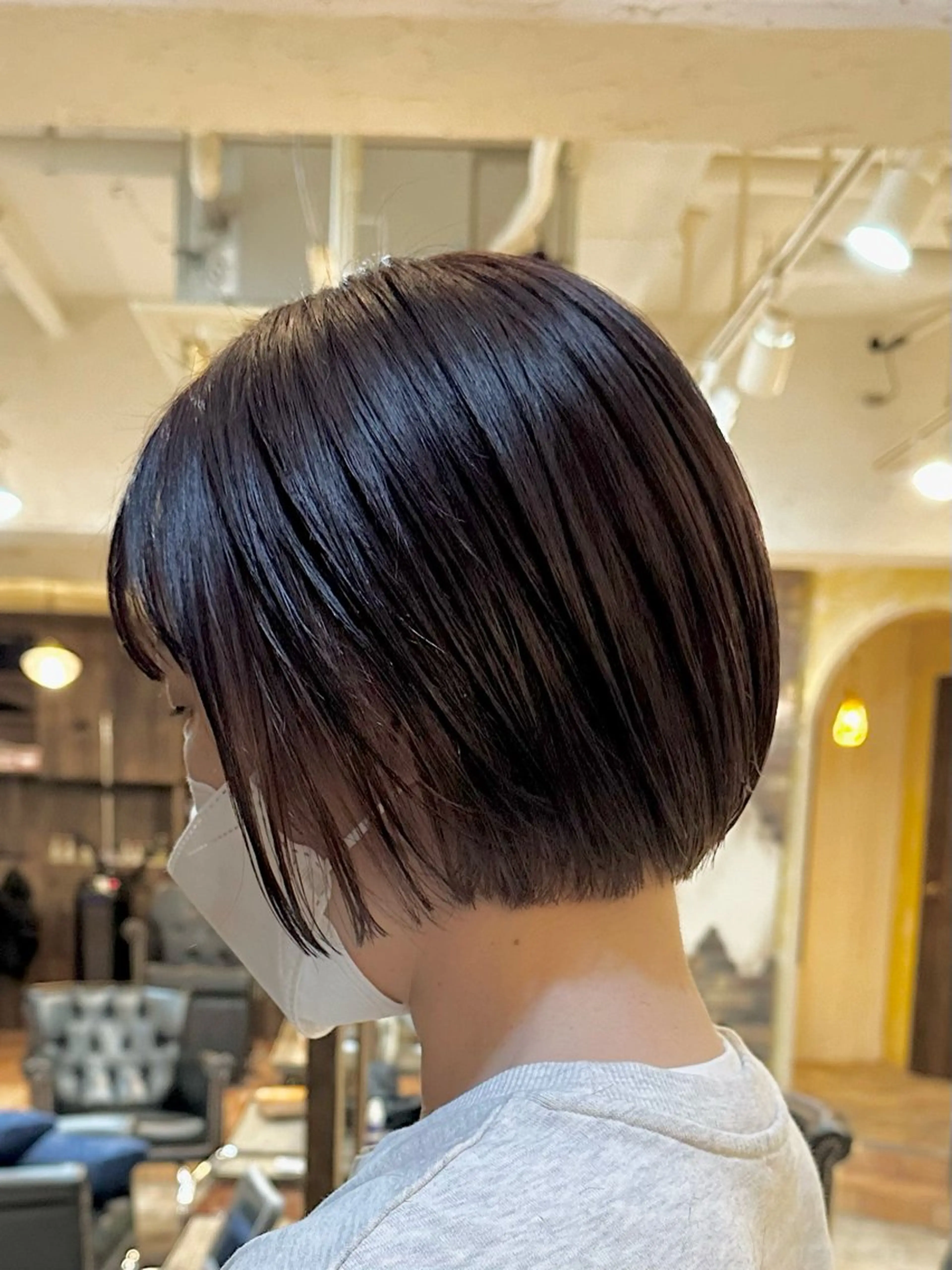 ショート ショートボブ ボブ ショートヘア カット 縮毛矯正 トリートメント ショート/ボブ /髪質改善/内山翔太のヘアスタイル