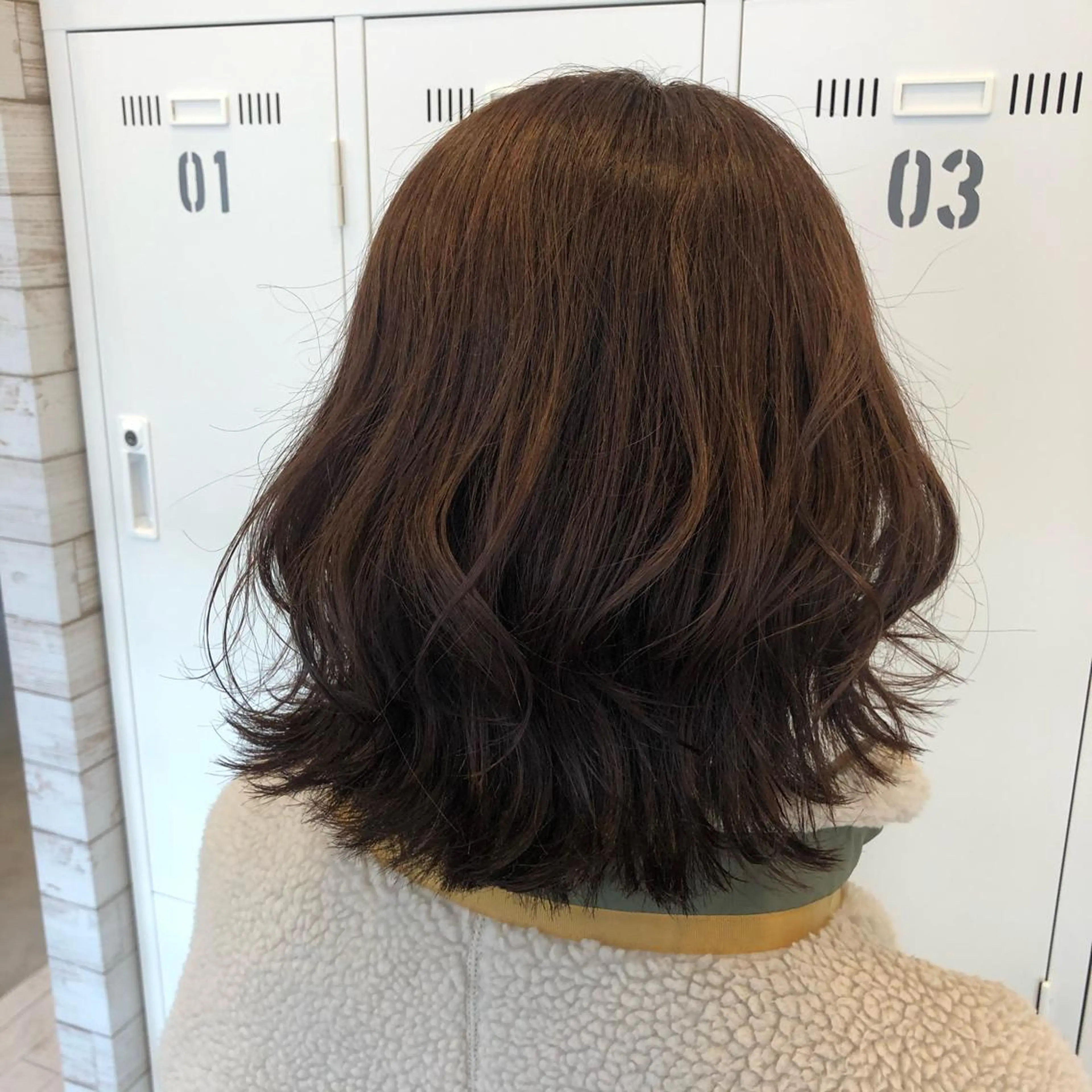 ミディアム カラー Zina 梅田店 レイヤー/Miyuのヘアスタイル