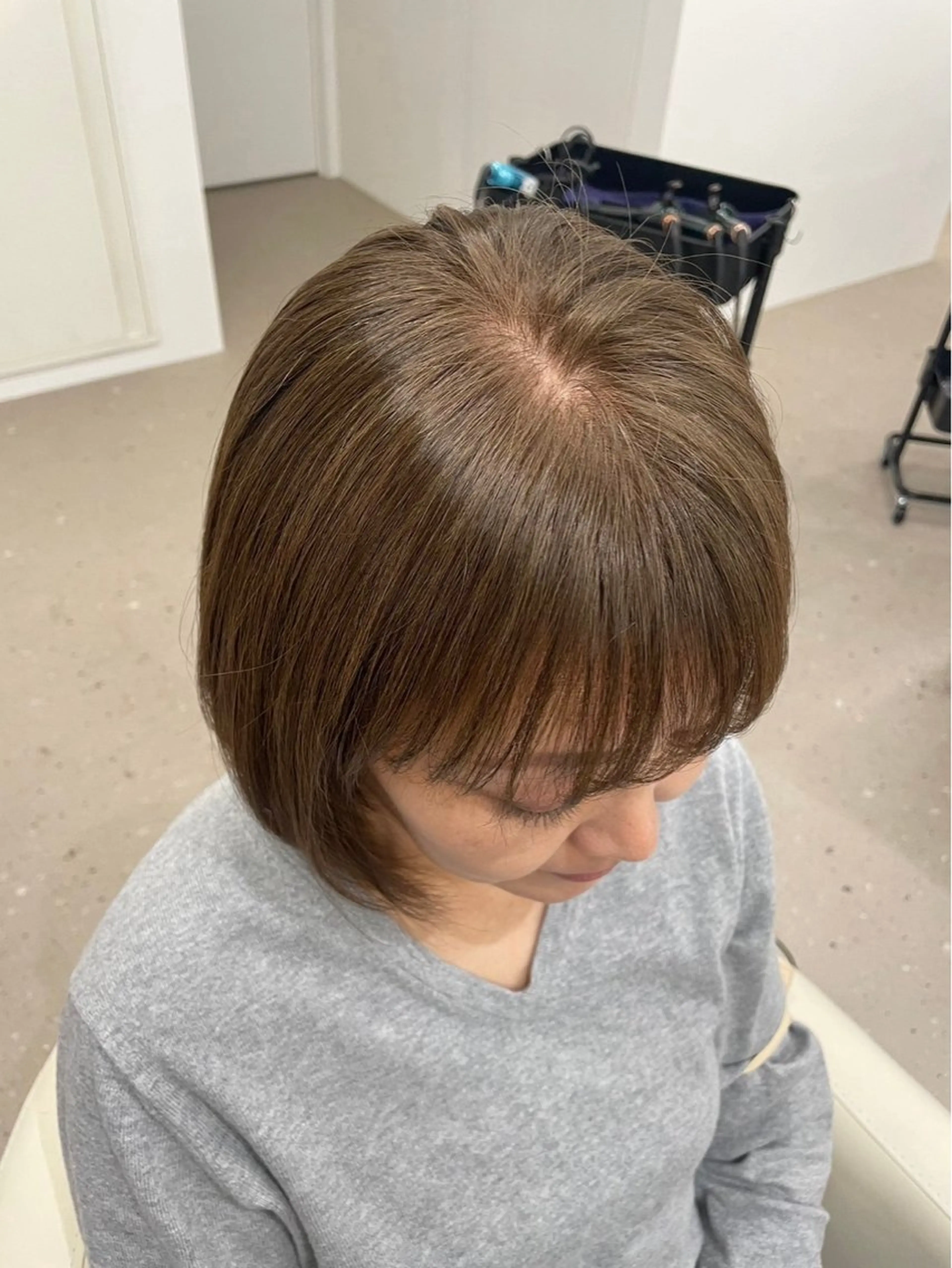 ショート 髪質改善/艶カラー /透明感/石田桃子のヘアスタイル