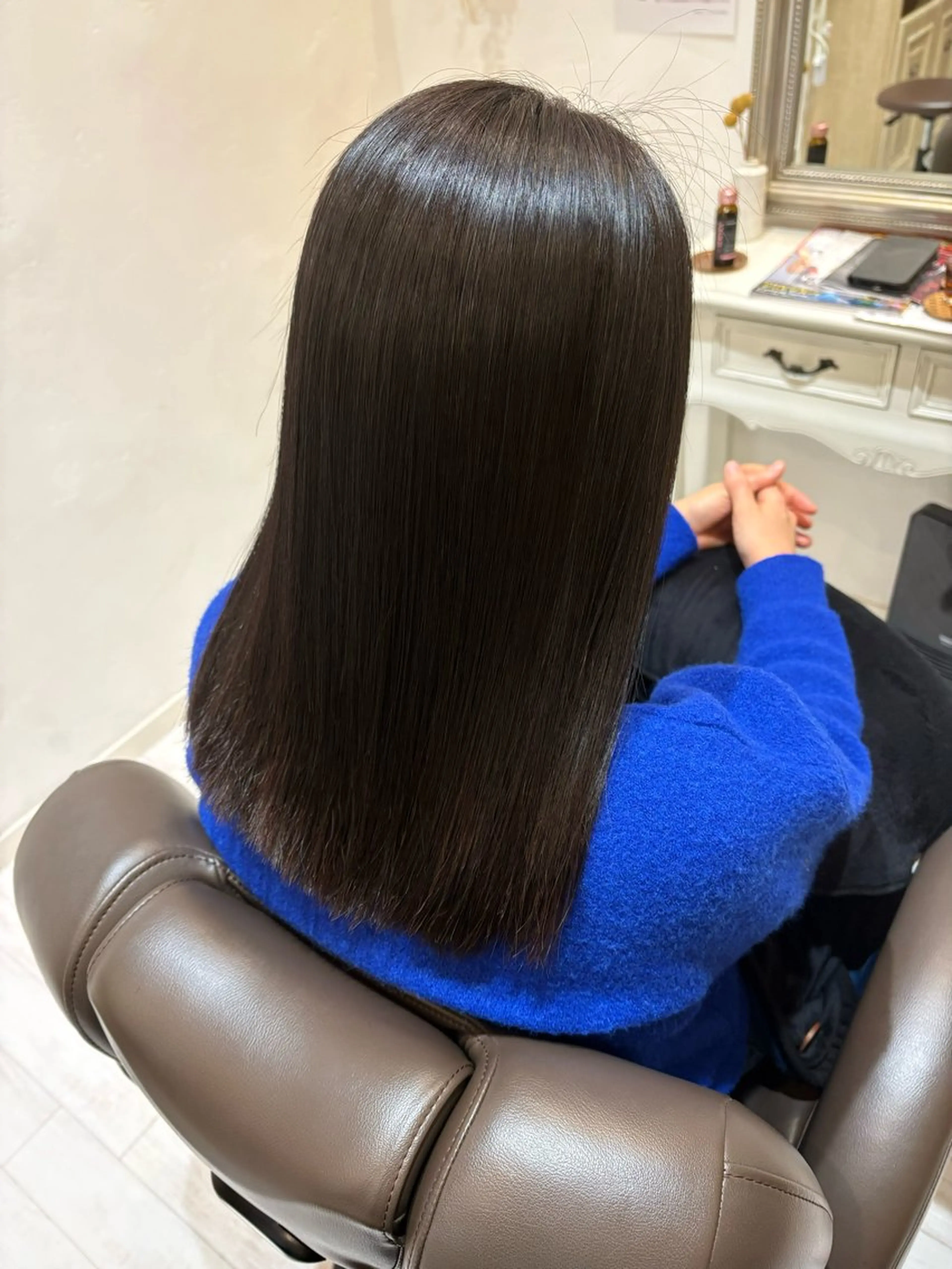 ミディアム 艶髪/髪質改善‎🤍 原田真心🫧のヘアスタイル