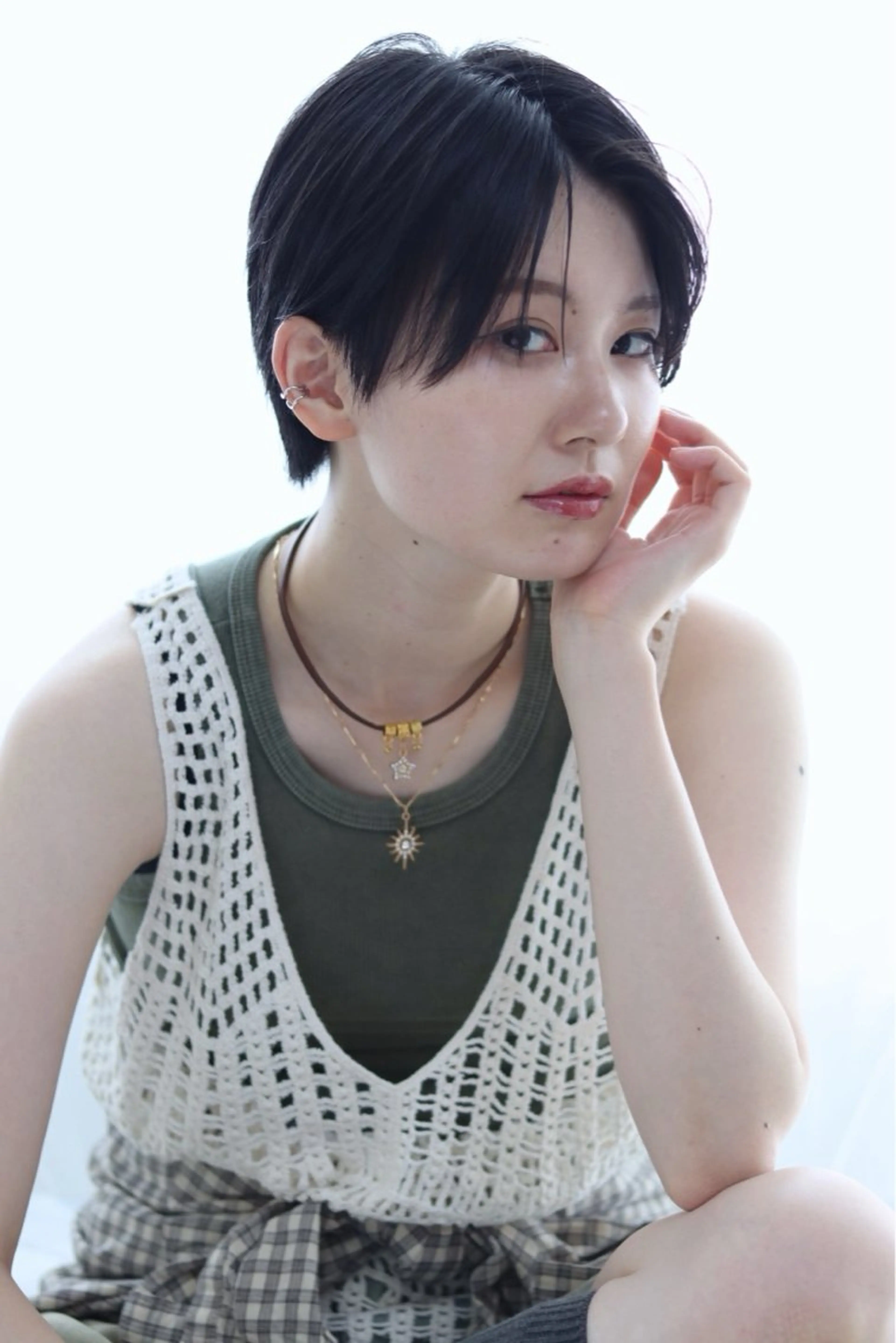 ショート 加藤 優花のヘアスタイル