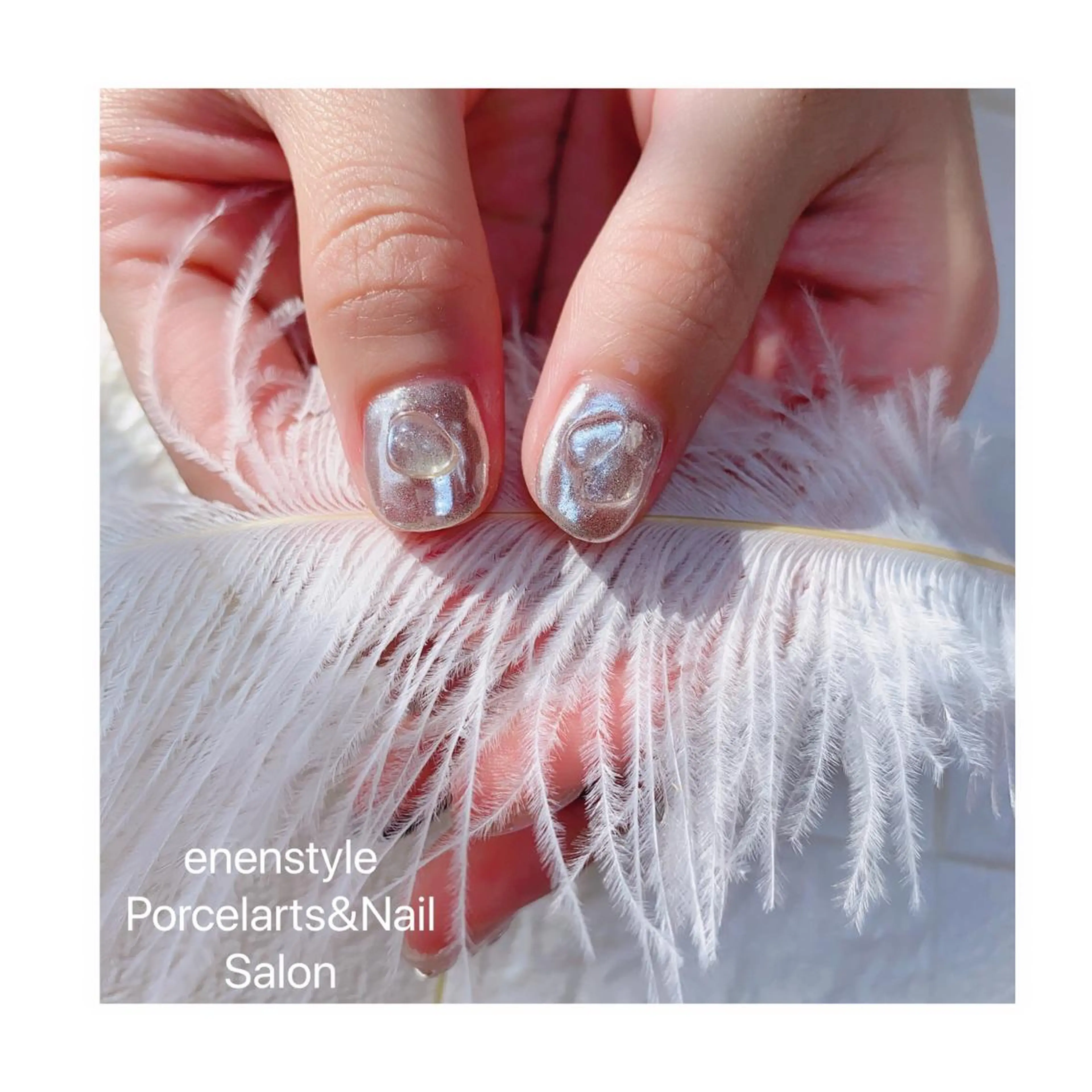 ミディアム ネイル ハンドネイル 👑enen style👑のネイルデザイン