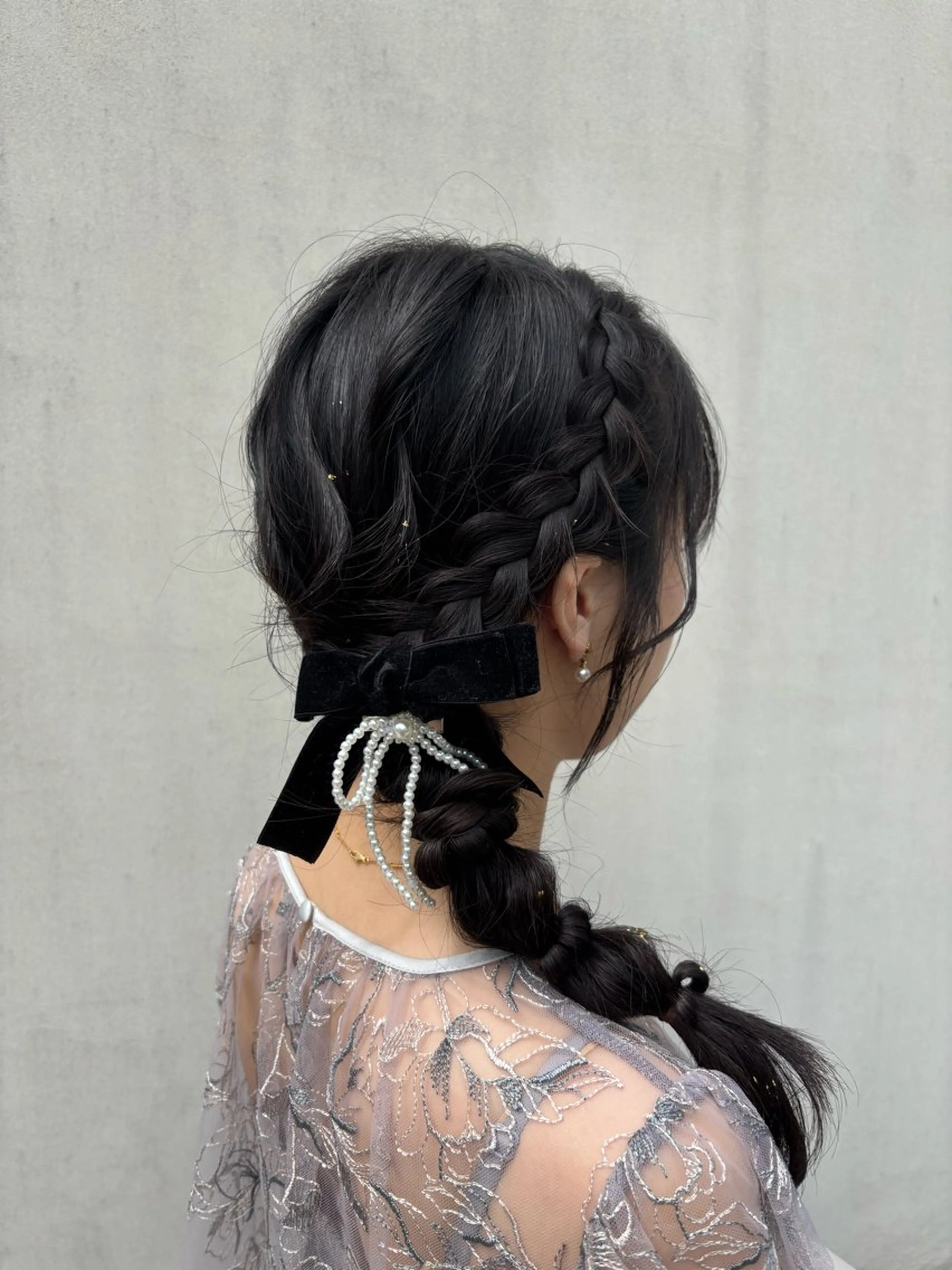 ロング レイヤー×透明感 ヘアセット/ミサトのヘアスタイル