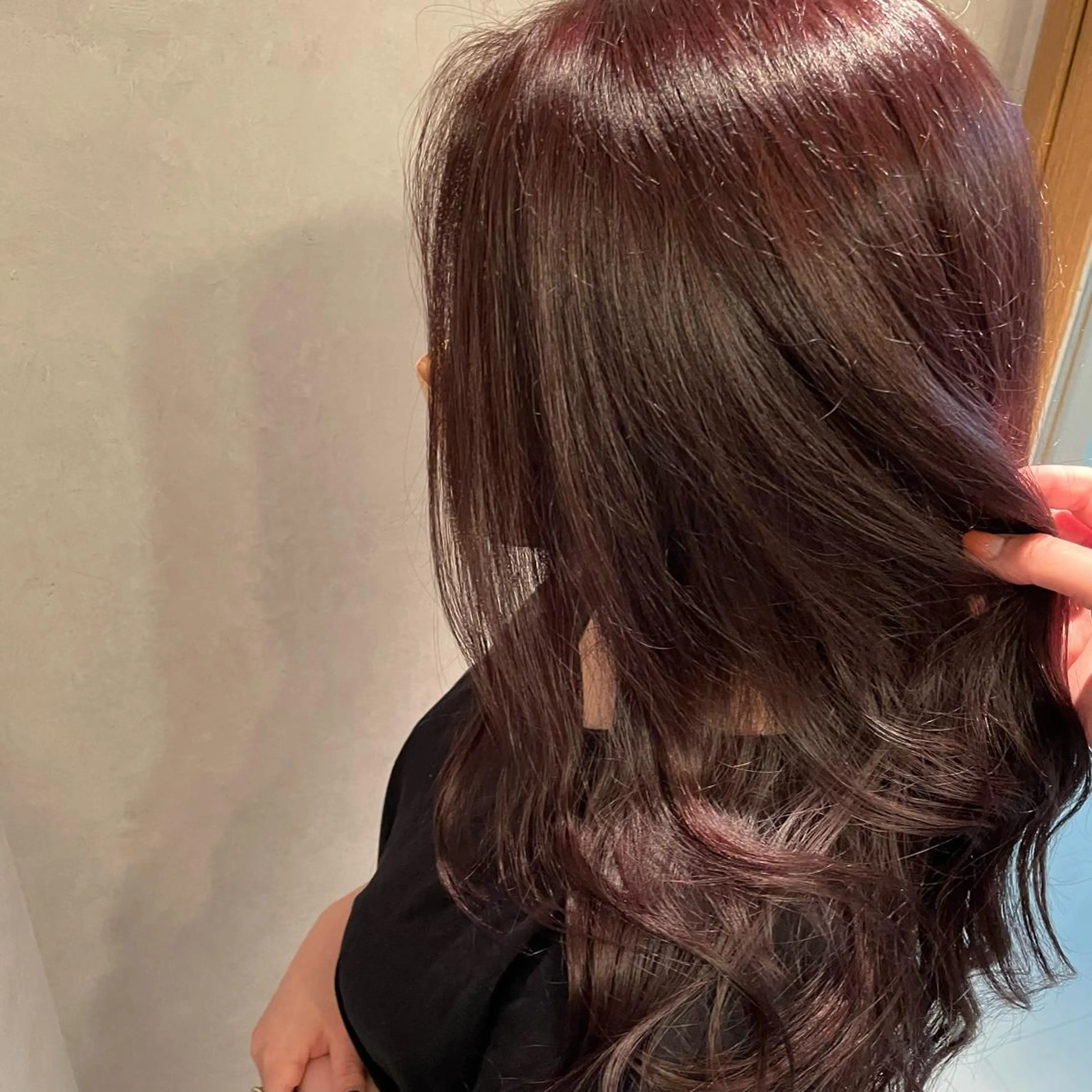 ロング カラー ラベンダーカラー 🍮中山詩乃🍮顔 まわりデザイン◎のヘアスタイル