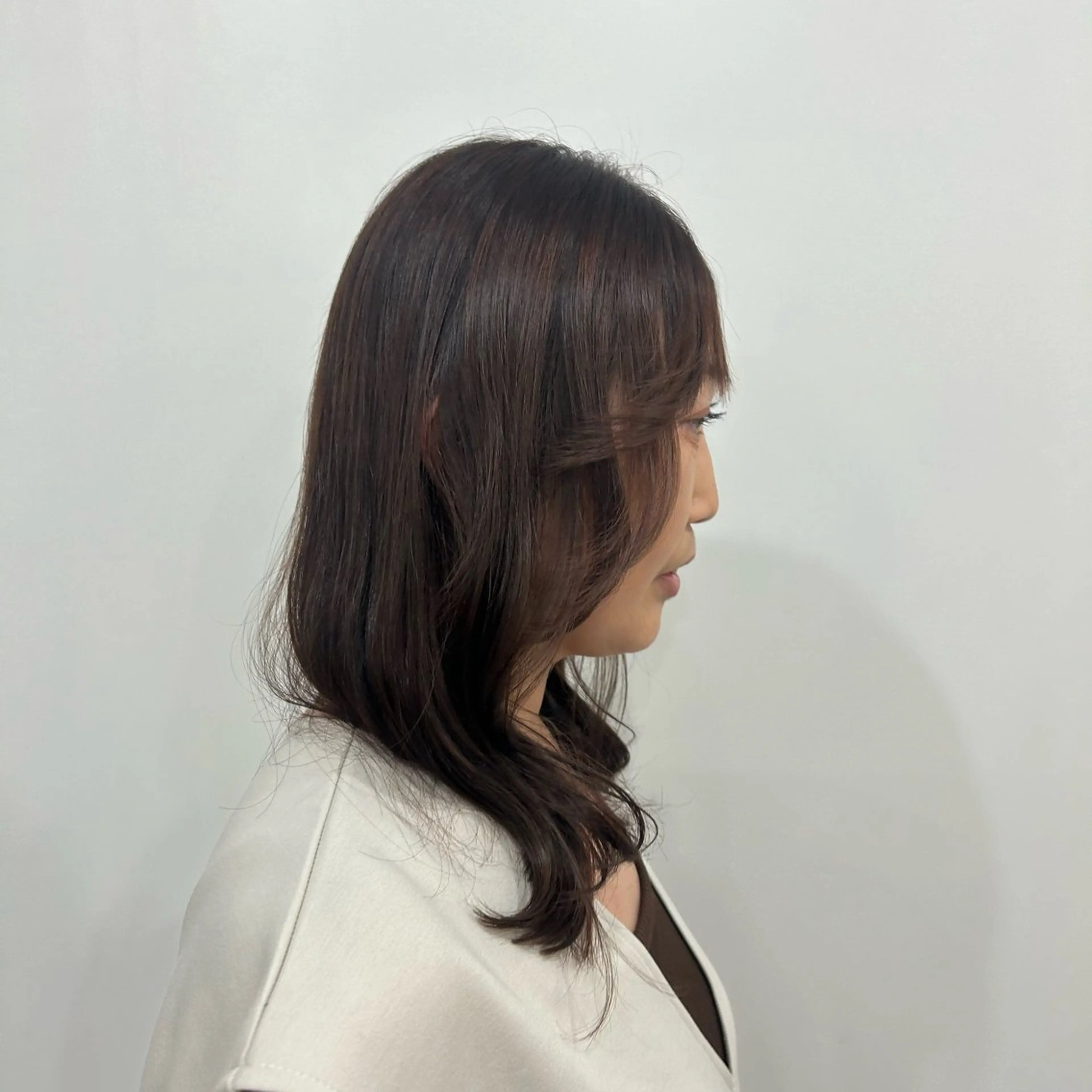 セミロング カラー ヘアアレンジ SHIAN 立川 🍑すずかのヘアスタイル