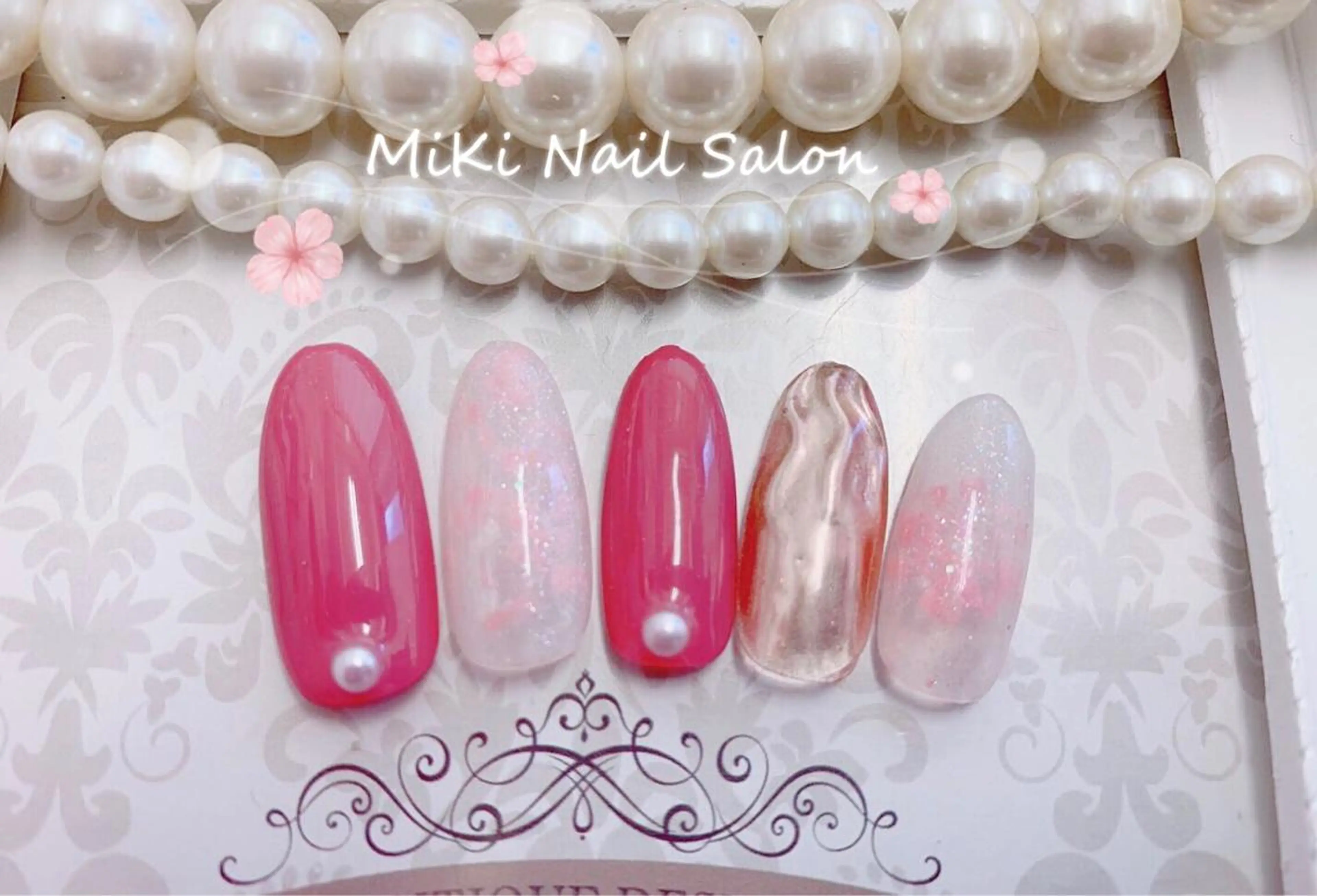 ネイル MiKi Nai池袋 長さだし得意のネイルデザイン