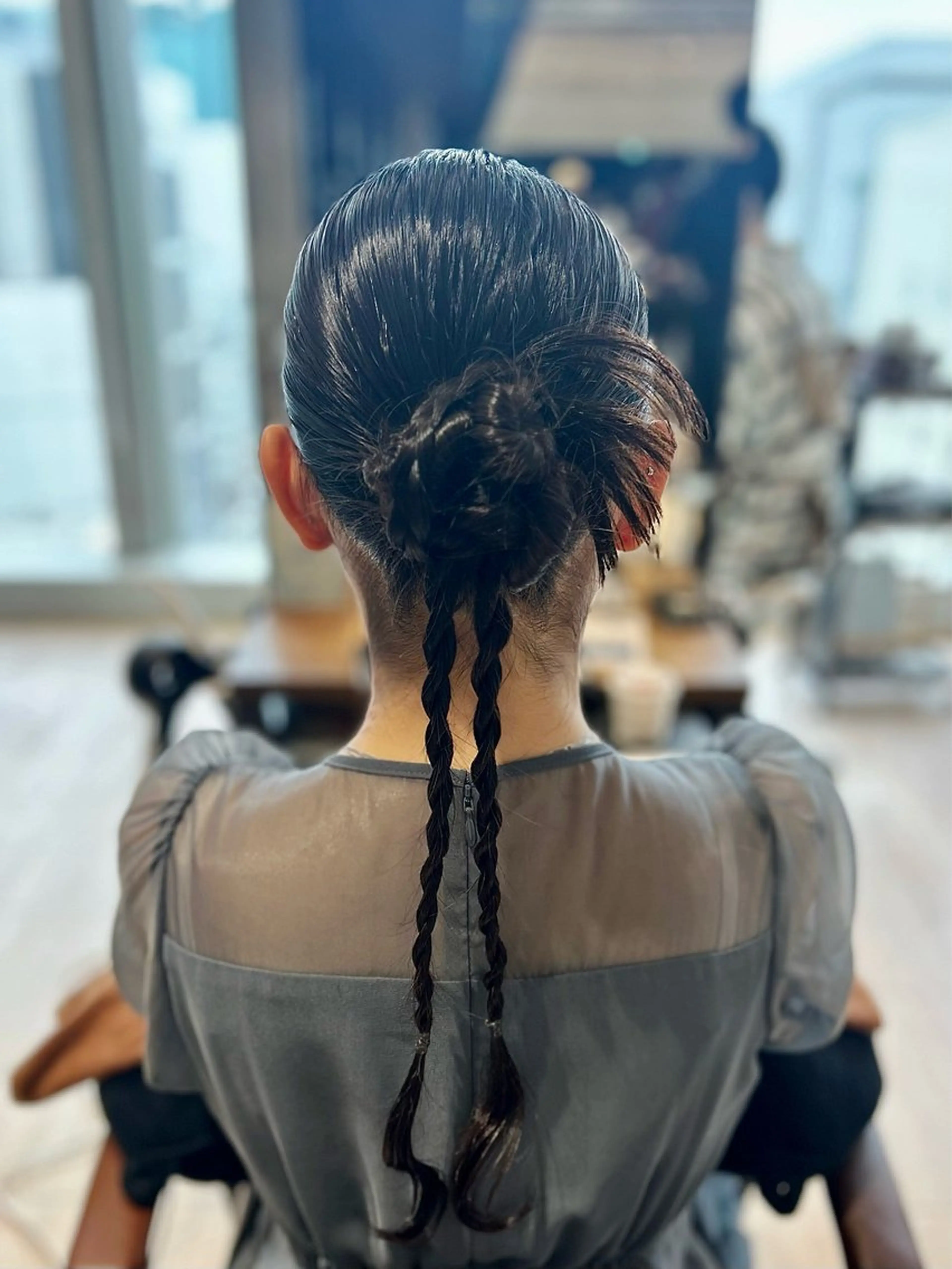 ロング カラー ヘアアレンジ カット ヘアセット 髙木美緒🌿 レイヤー/アレンジのヘアスタイル