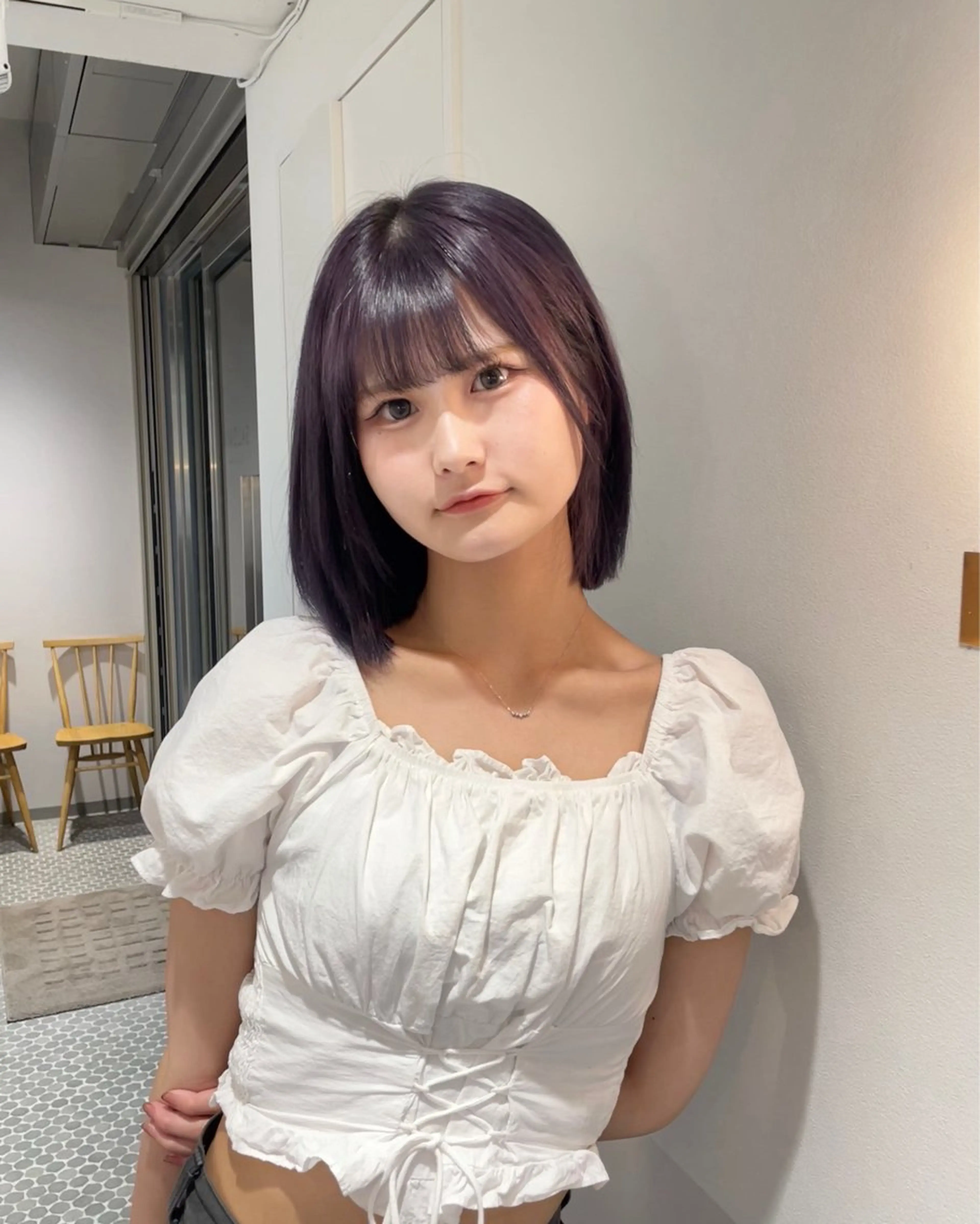 ショート カラー カット トリートメント 田中大星 /ボブ 縮毛矯正のヘアスタイル