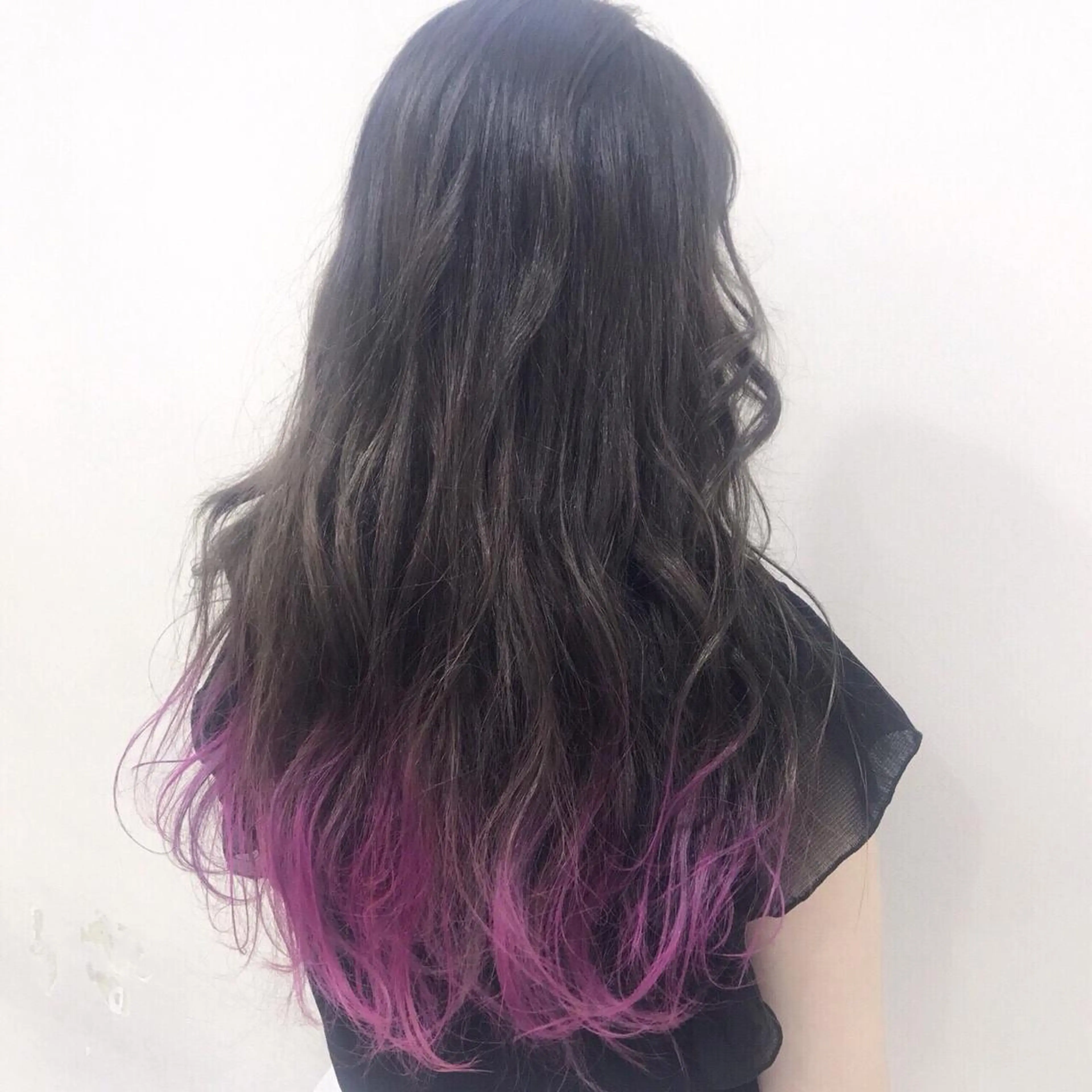 ロング カラー ヘアアレンジ TSUNA 🌙 Lim 五反田のマツエク・マツパデザイン