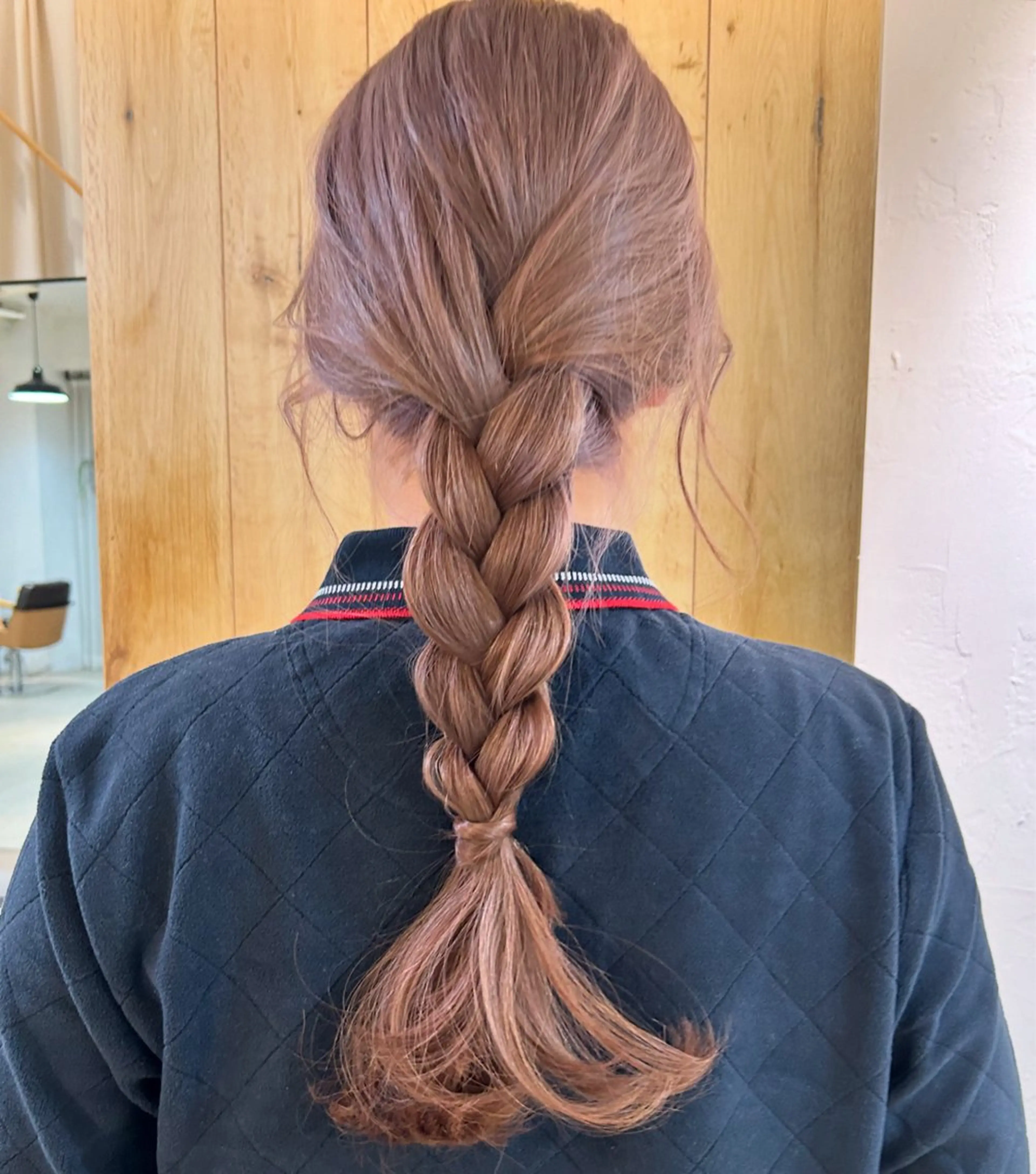 セミロング カラー じゅわっと暖色カラー 🍊Moemiのヘアスタイル