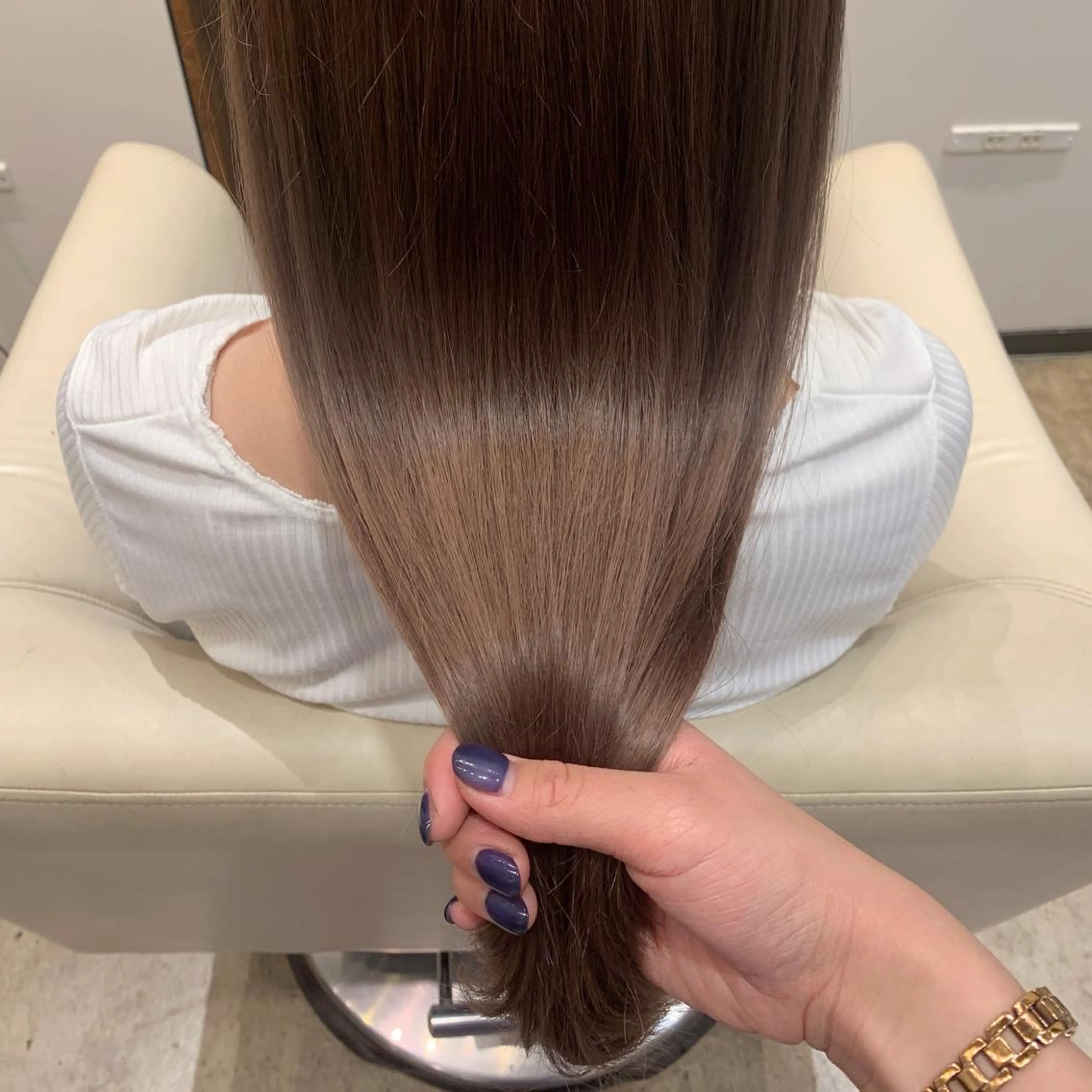 ロング カラー 【完全個室】髪質改善 暖色カラー/山崎唯奈のヘアスタイル