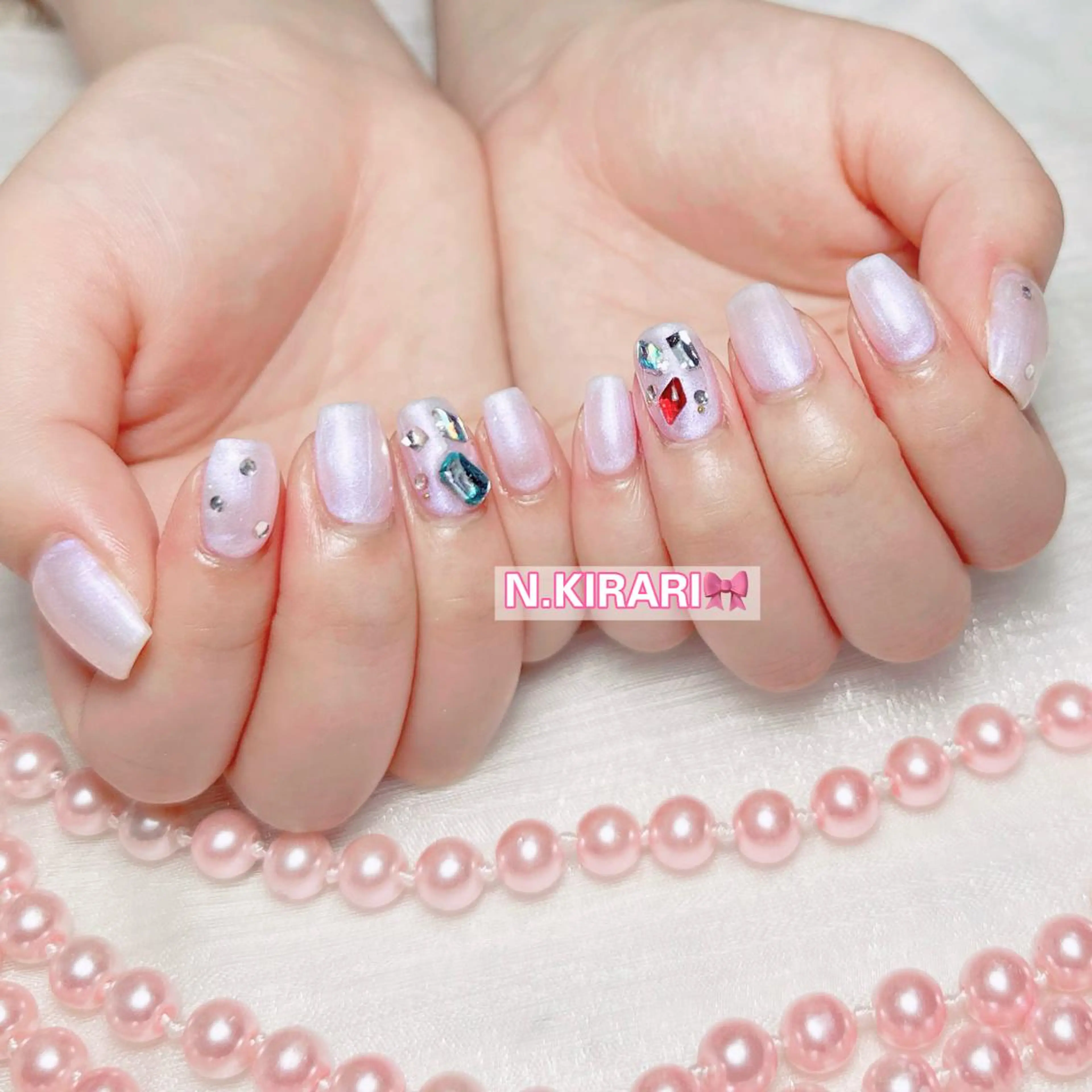 ネイル 🎀 ユズ 🎀のネイルデザイン