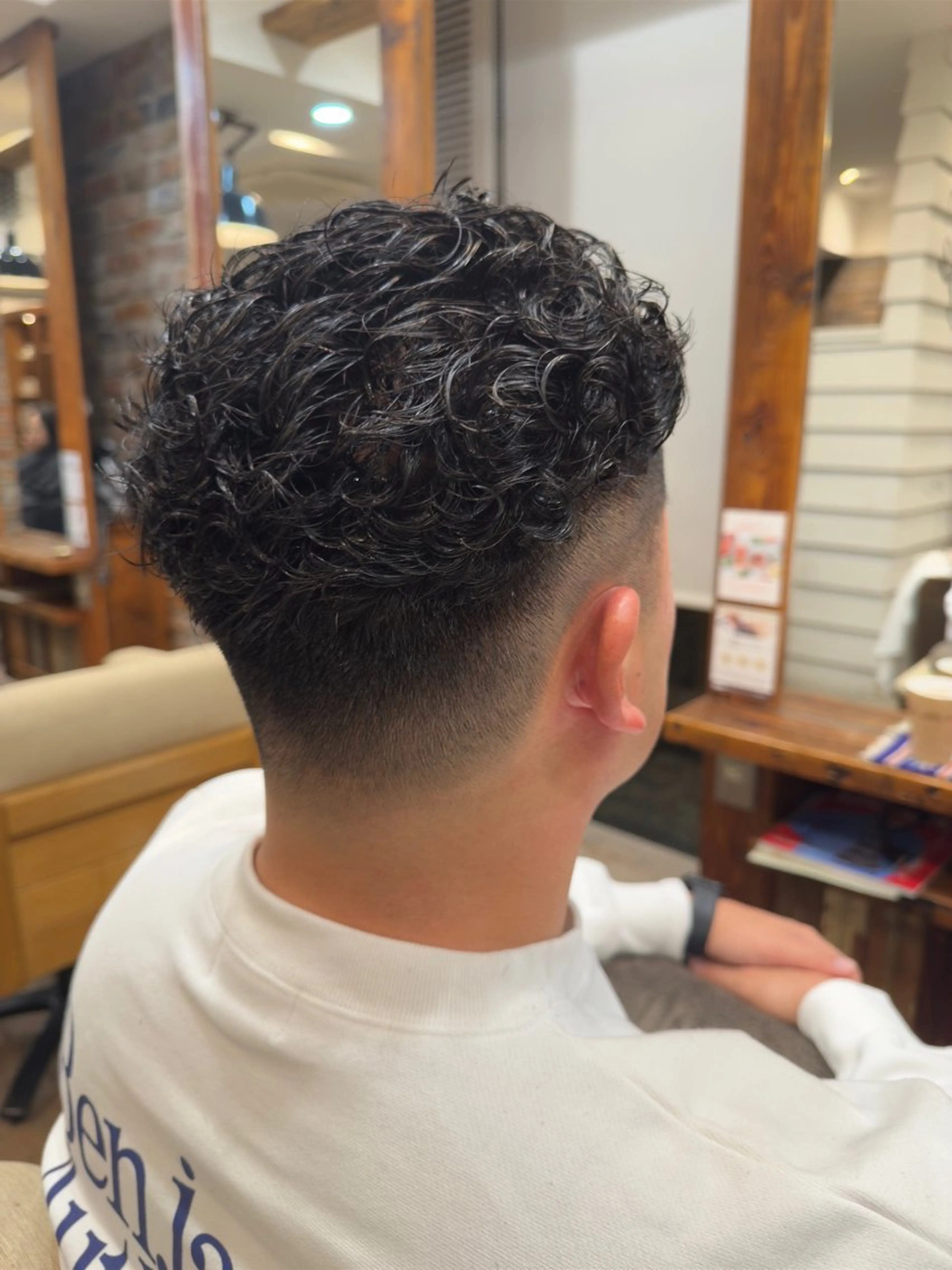 🫧【メンズ限定】カット+パーマ+高濃度炭酸ヘッドスパ🫧の写真