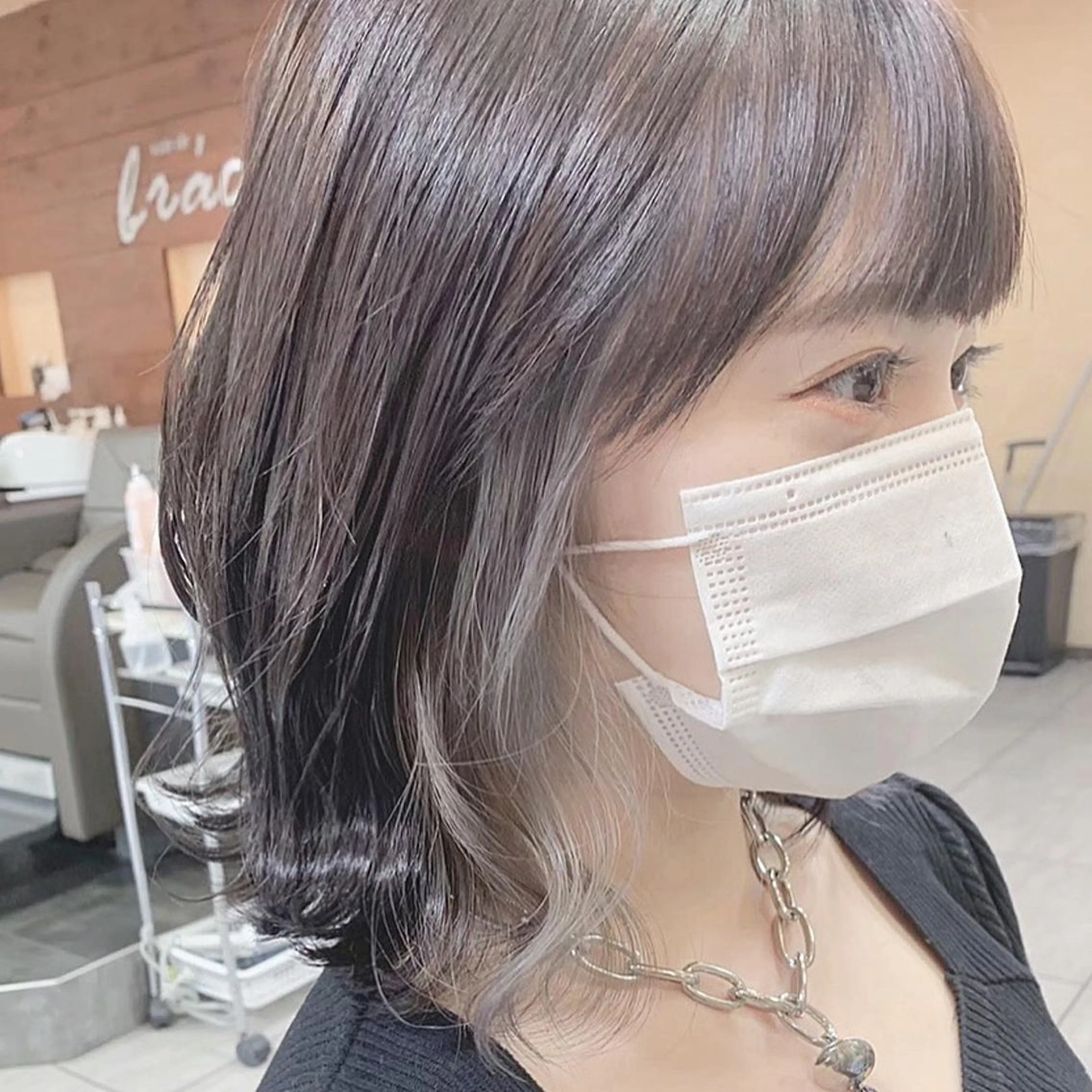 ミディアム ヘアカラー 🫧艶髪カラー🫧 森本くるみのヘアスタイル