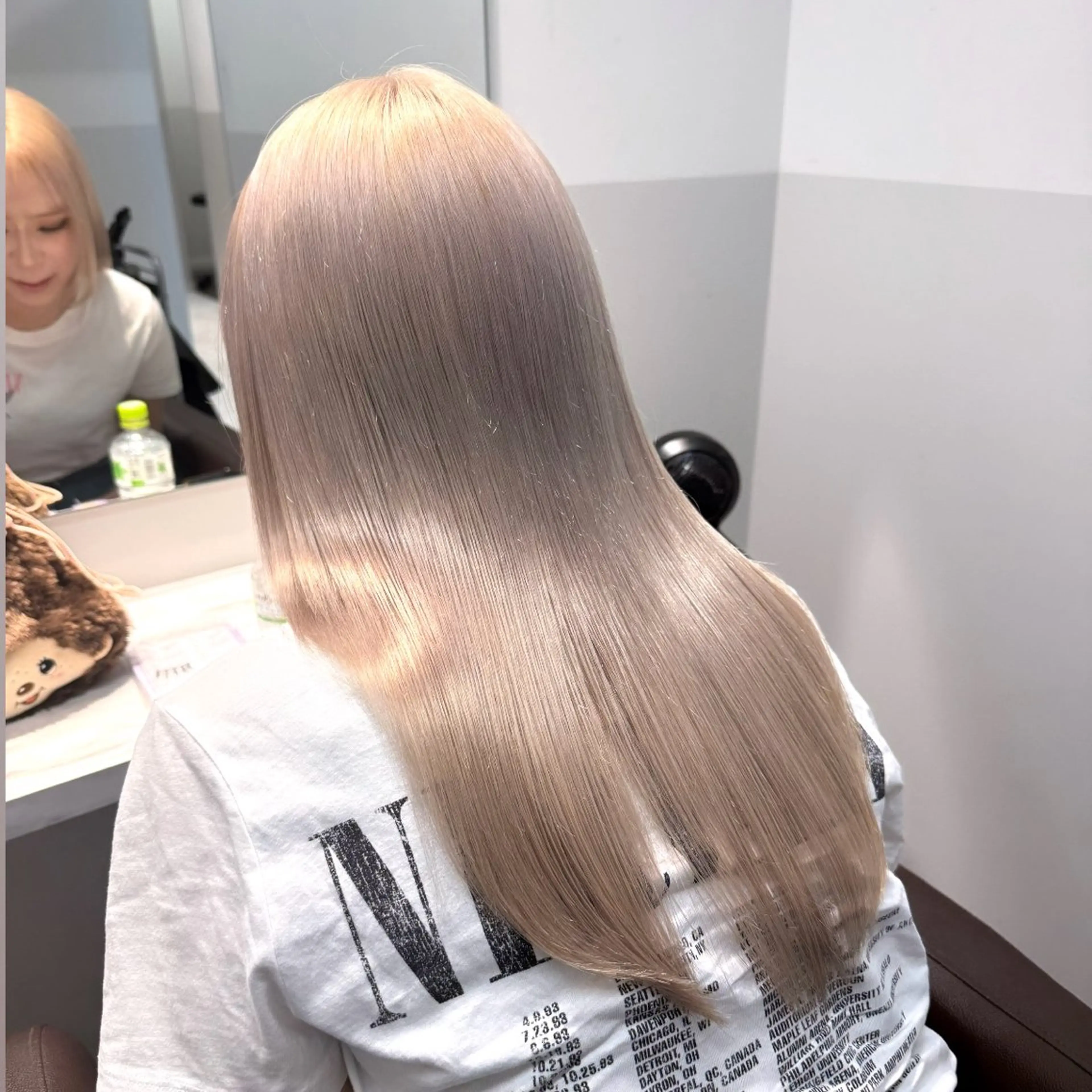 ロング カラー ヘアアレンジ メンズ ヘアカラー トリートメント SALOWIN所属・ハイトーン美容師 MASATOのヘアスタイル