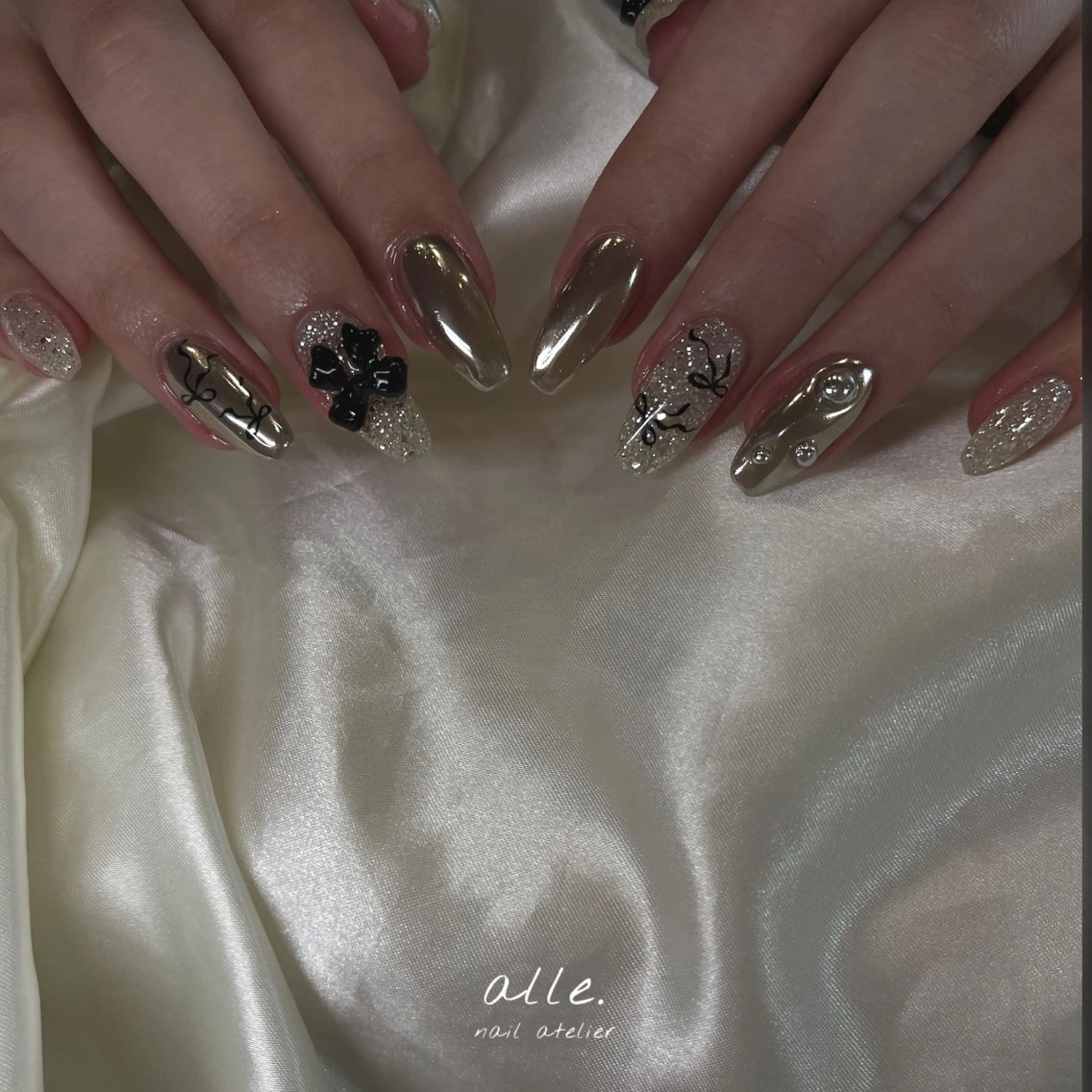 ネイル ハンドネイル atelier alle.のネイルデザイン