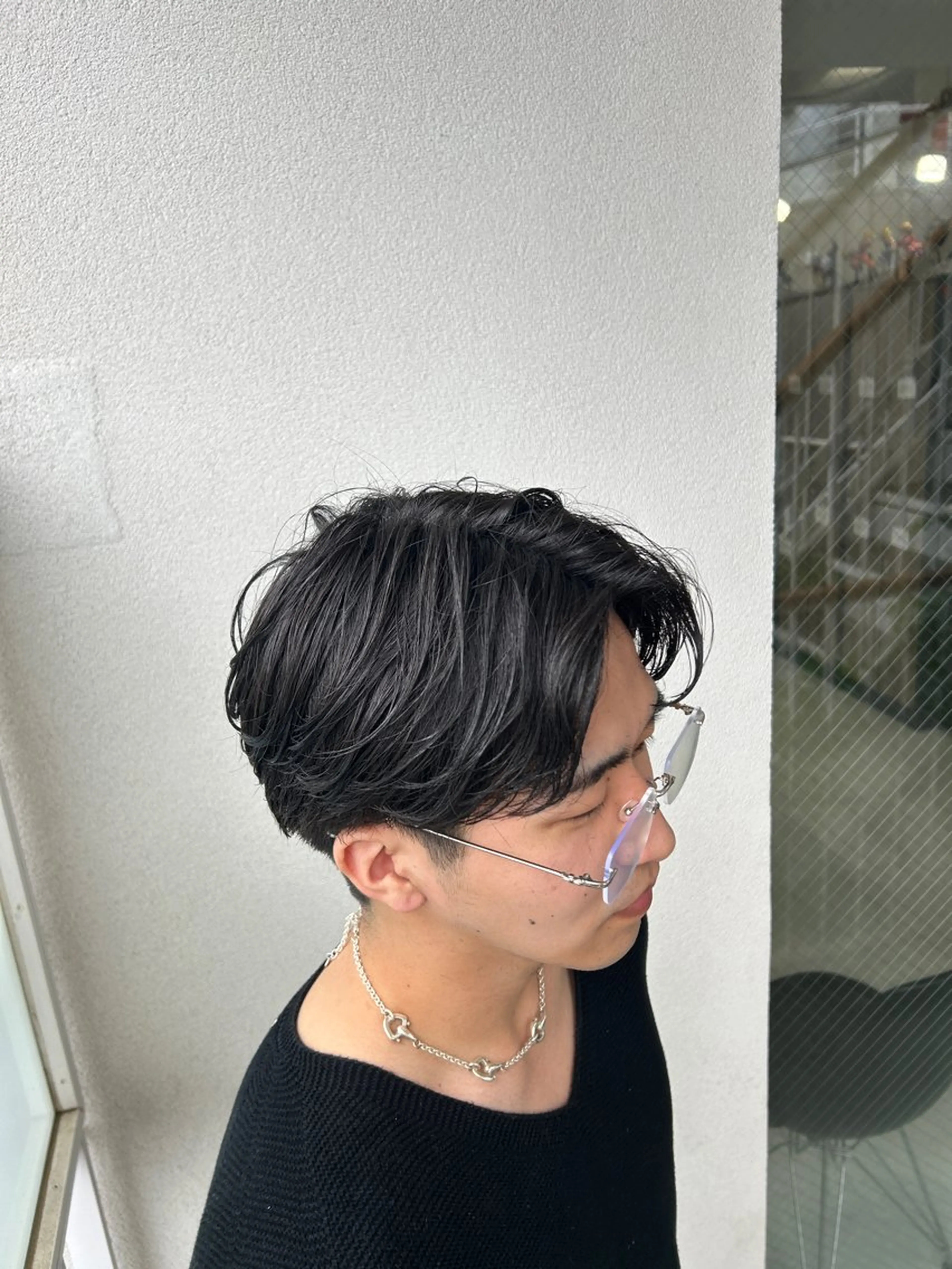 パーマ メンズ カット パーマ トリートメント ヘッドスパ ヘアセット カズキ🌼SNSモデ ル募集中のヘアスタイル