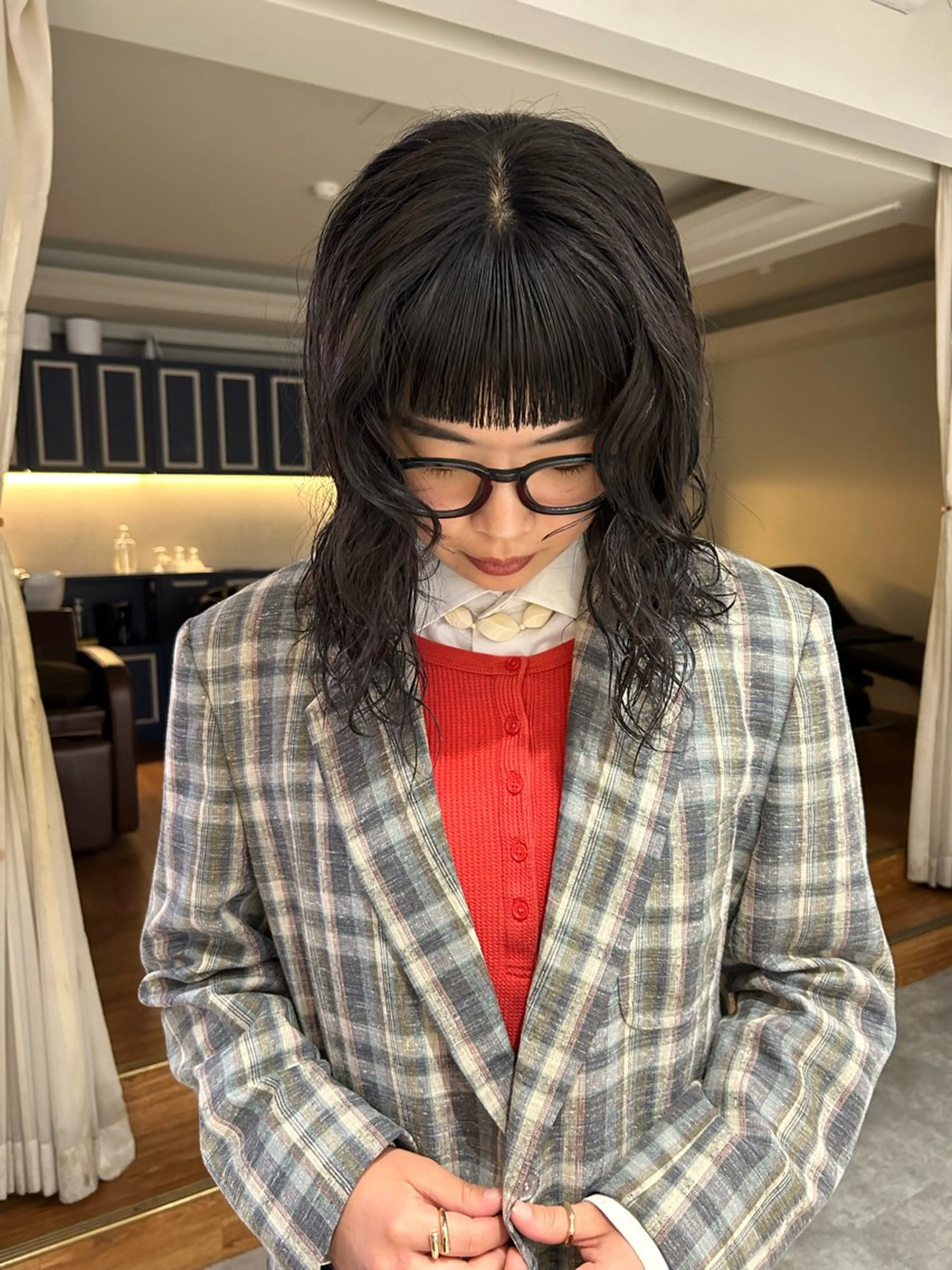 ロング sliver マツイ　レンのヘアスタイル