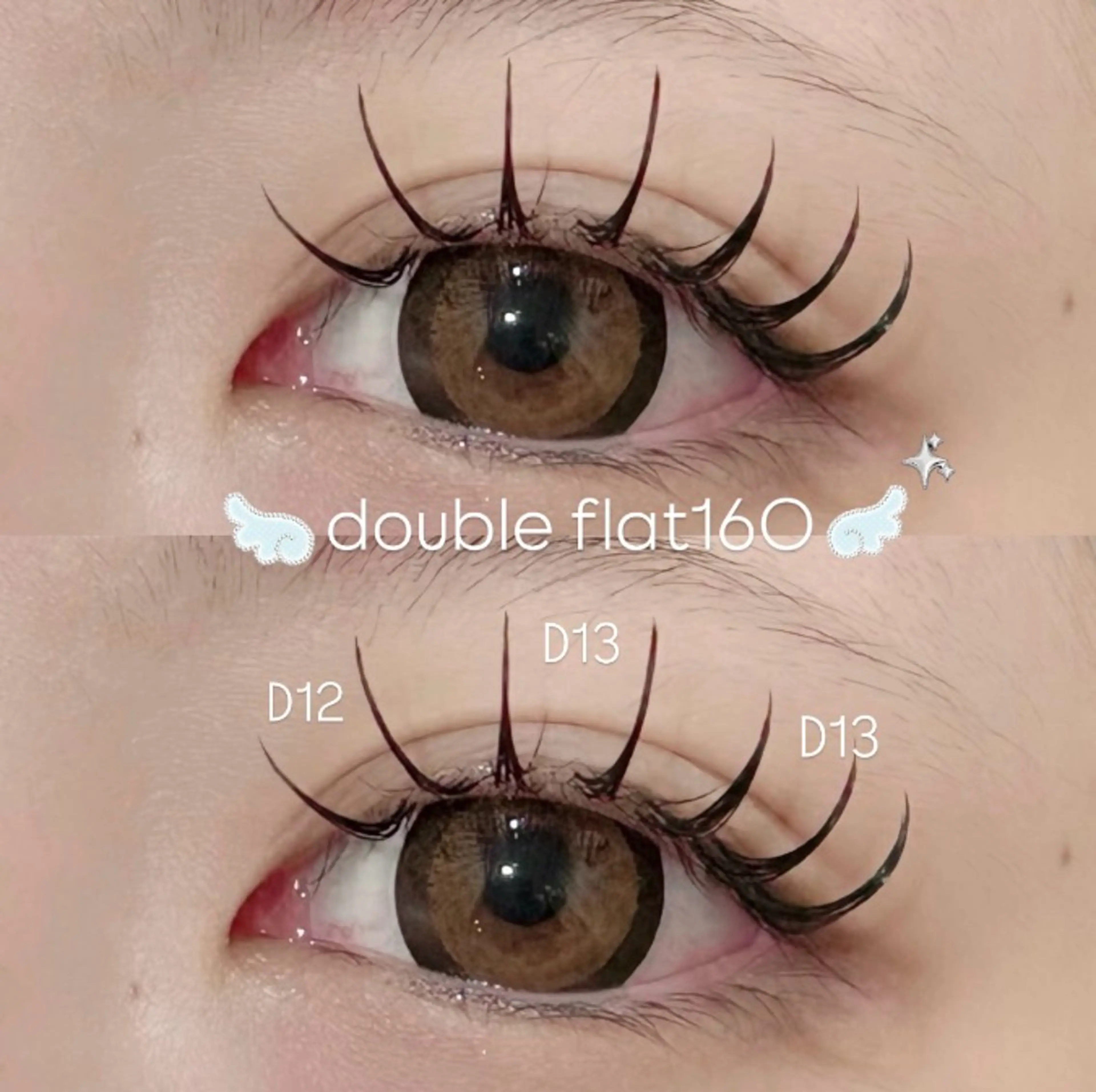 【minimo限定価格🩶】ダブルフラット160本(片目40束ずつ)の写真