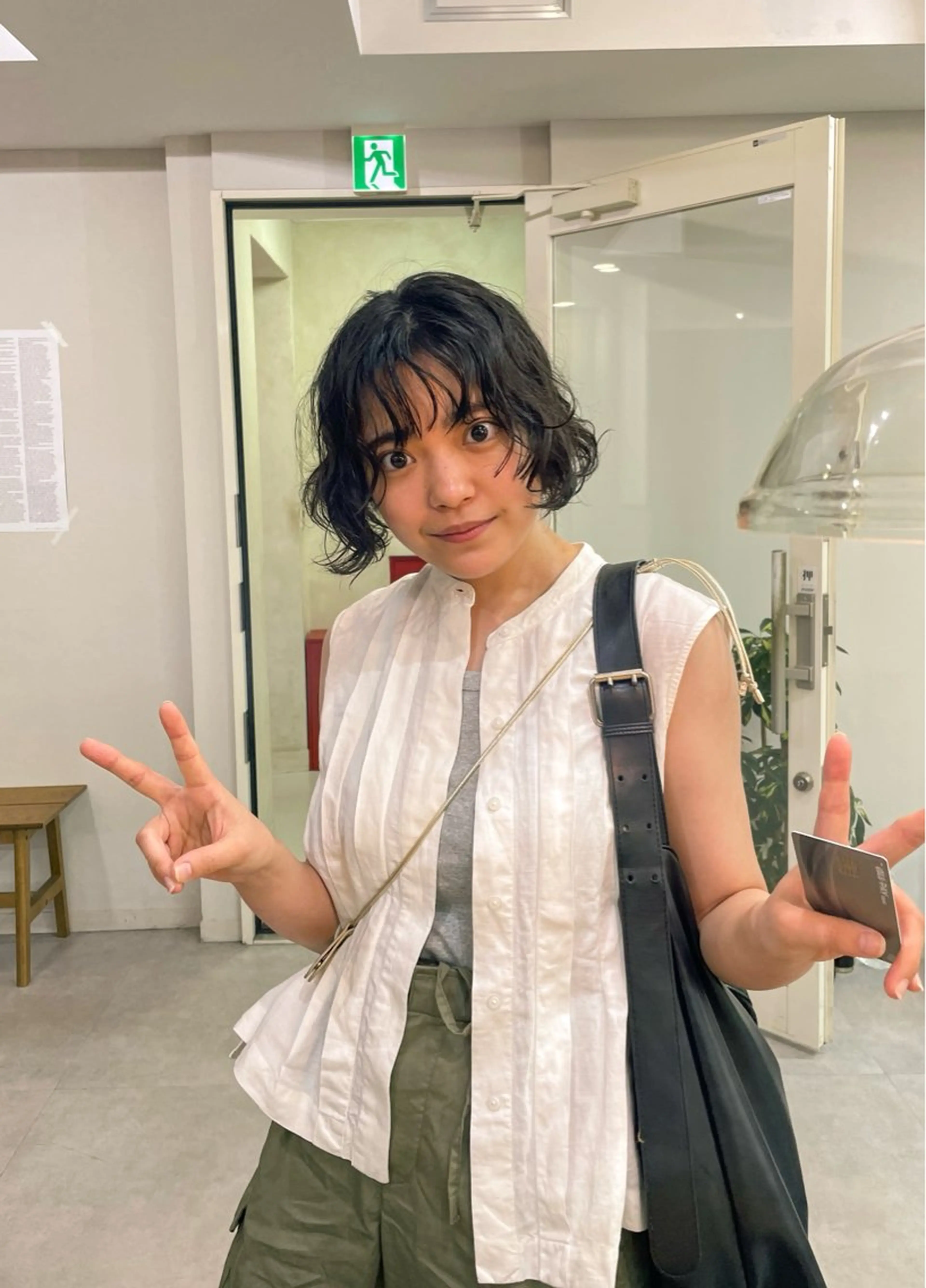 ショート パーマ ボブ カット パーマ トリートメント ショート　ボブ メンズ　パーマのヘアスタイル