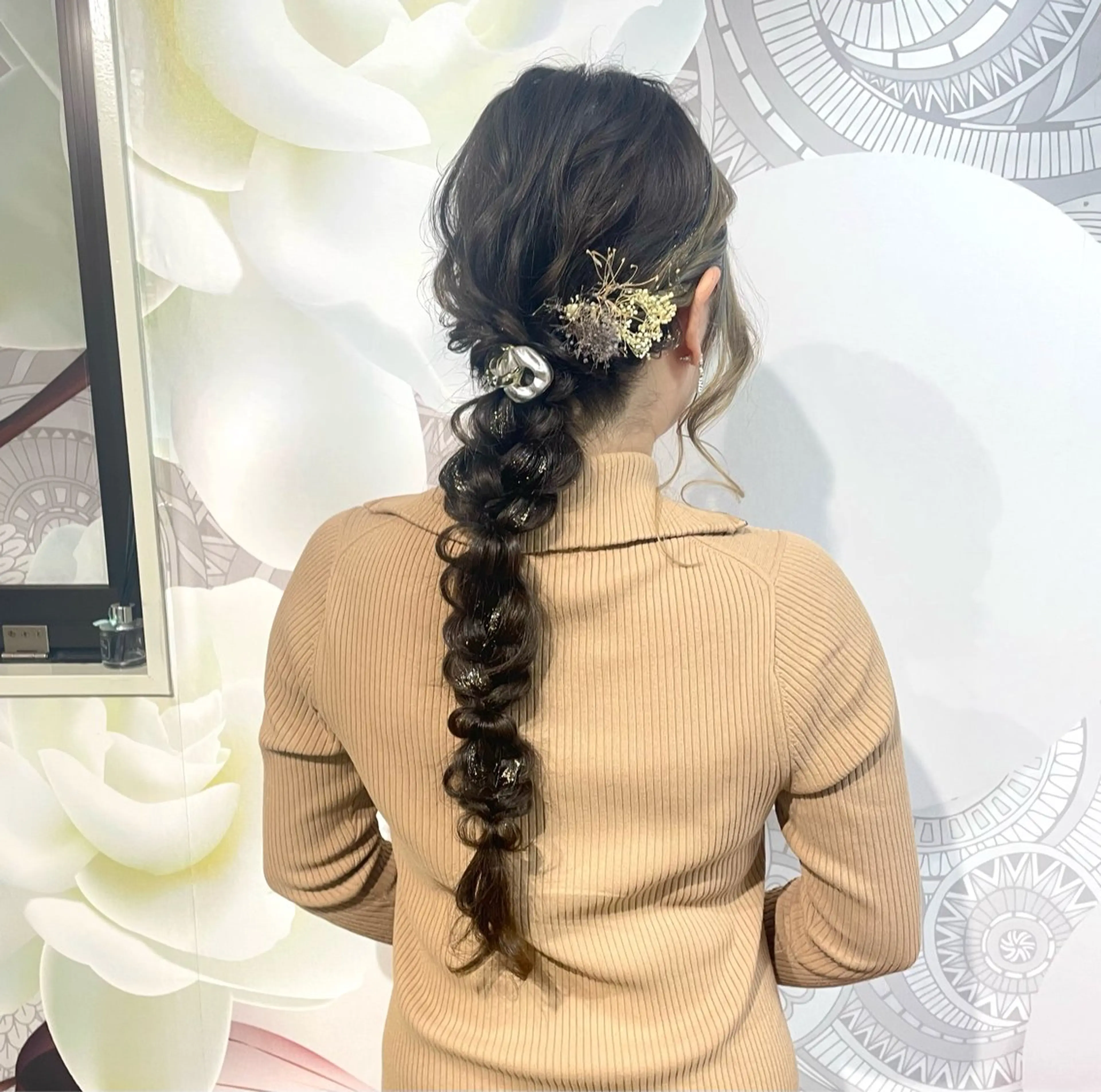 ヘアアレンジ ヘアセット 常田 佳奈子のヘアスタイル