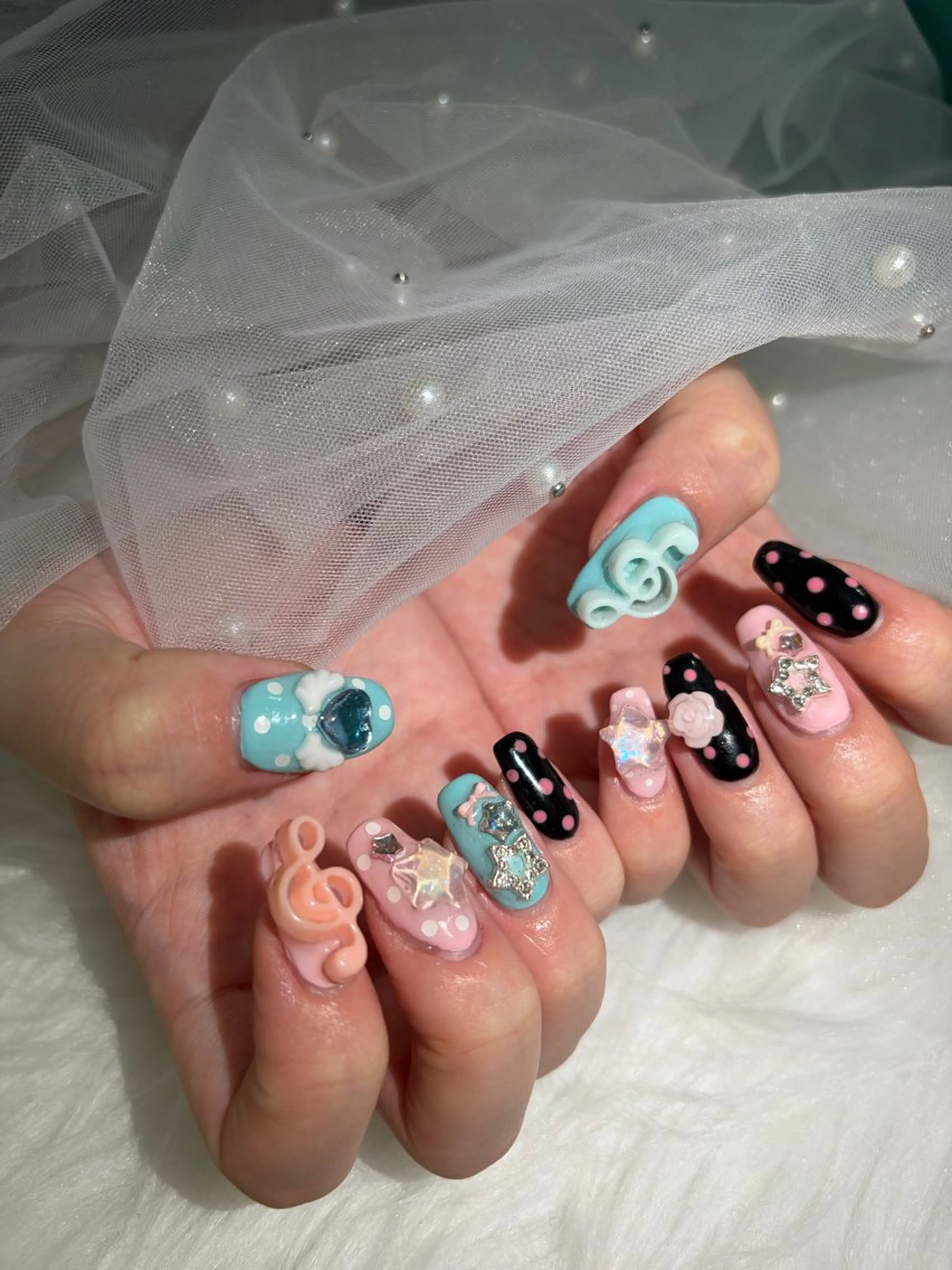 ネイル ドット Mermaid Nail みはなのネイルデザイン