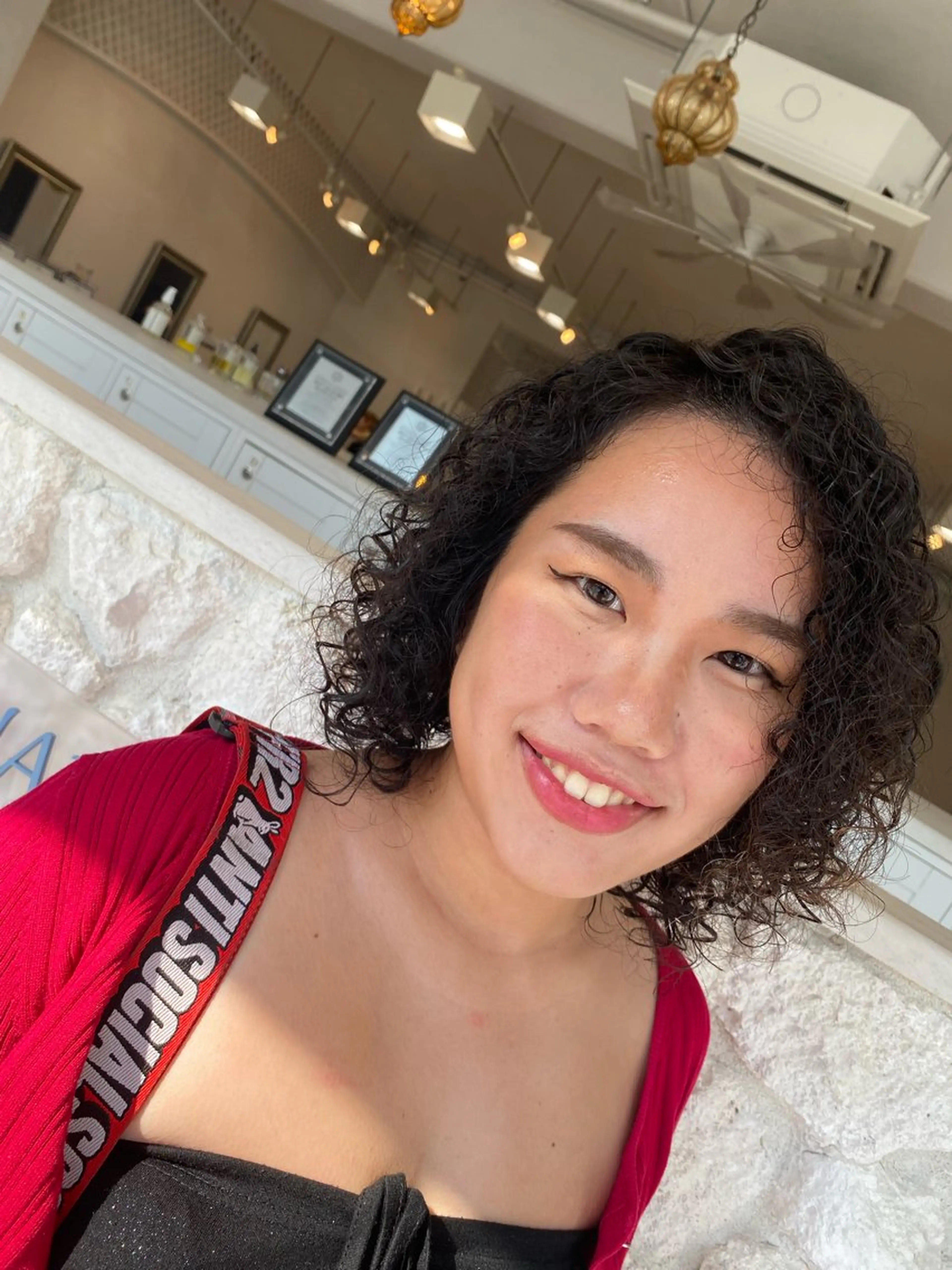 ミディアム パーマ カット パーマ AngeBay.NaHa所属・饒平名 知也のヘアスタイル