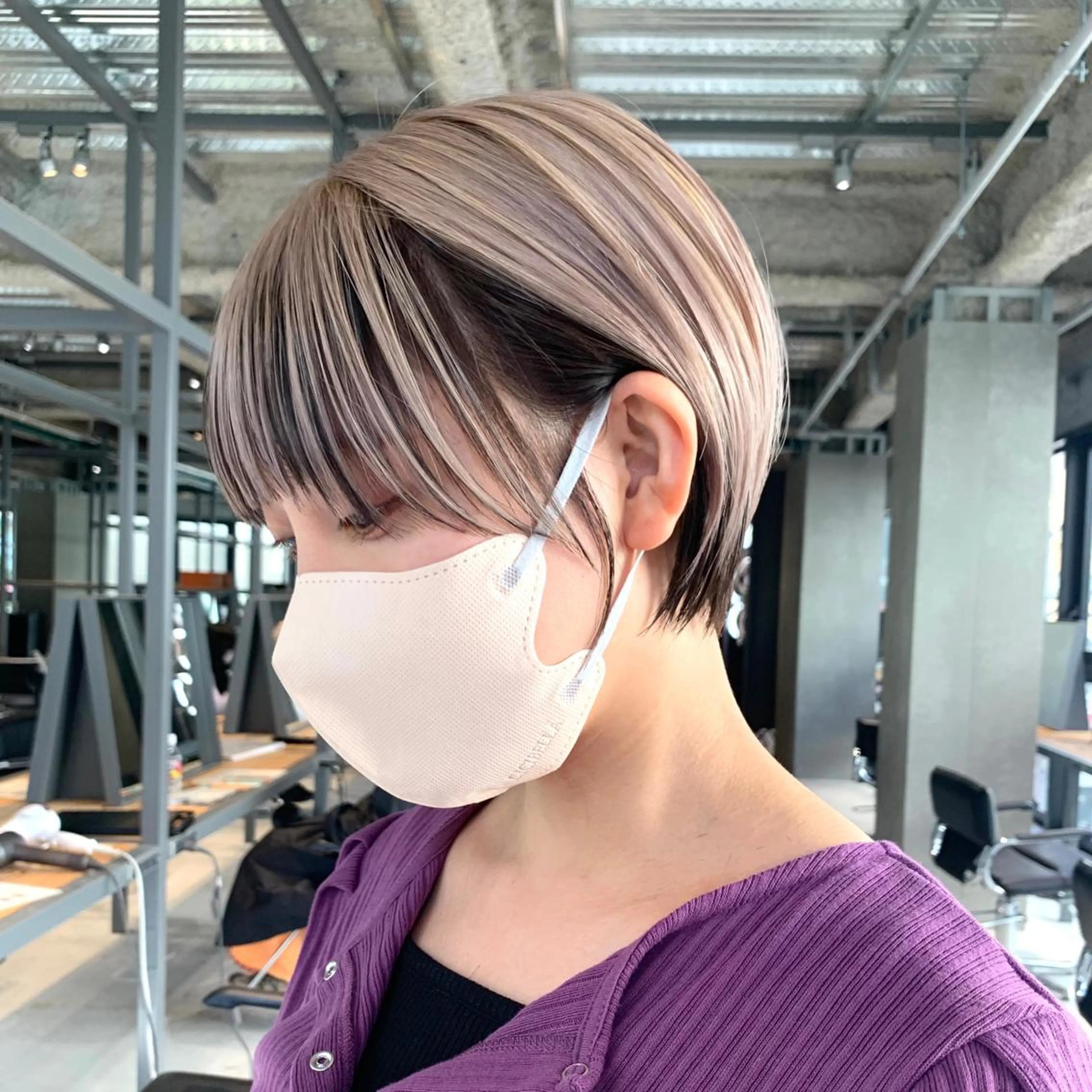 🌈カット＋ダブルカラー(ケアブリーチ)＋KERASTASE🌈の写真