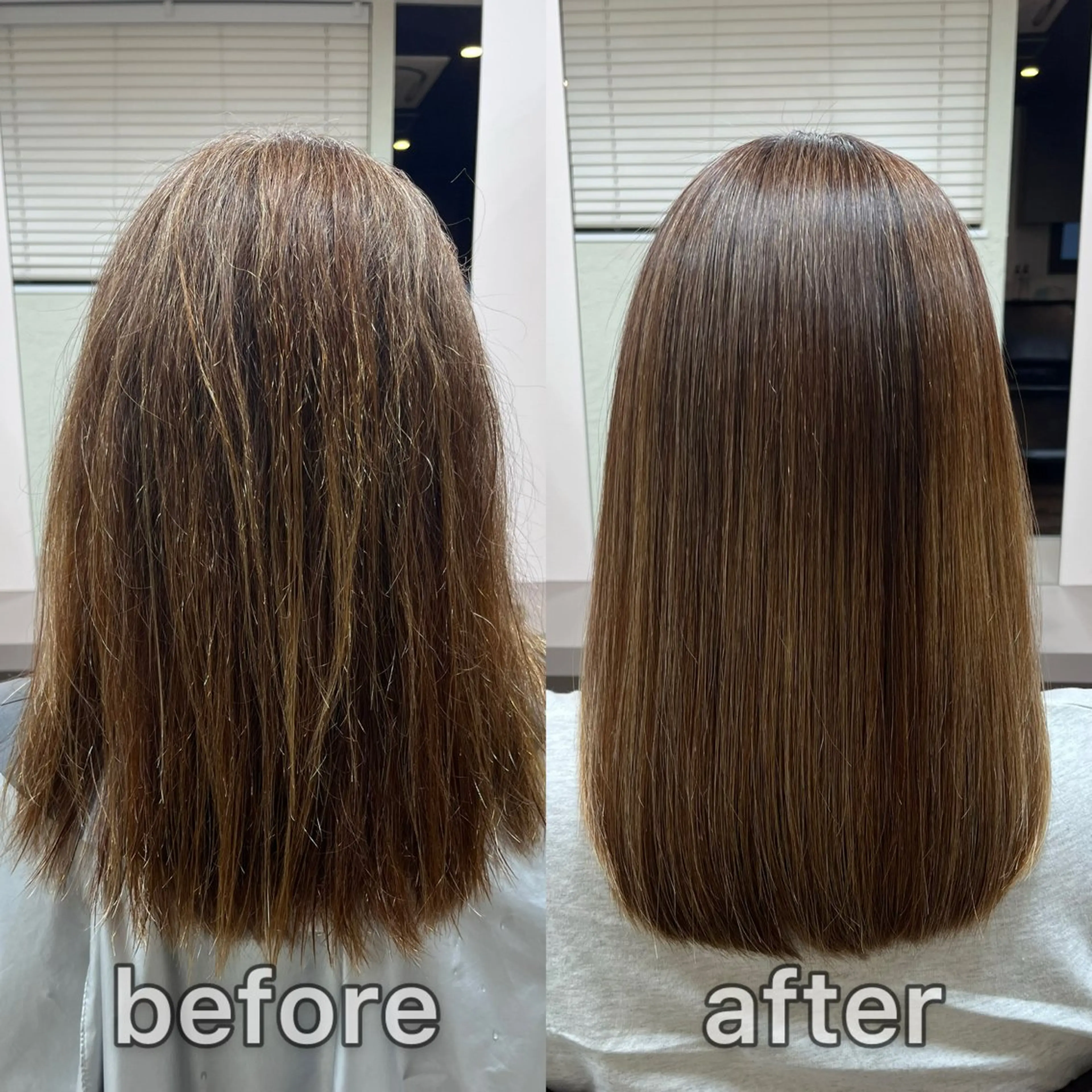 ミディアム カラー パーマ 縮毛矯正 トリートメント 髪質改善特化KIZU /艶髪研究（京都）のヘアスタイル