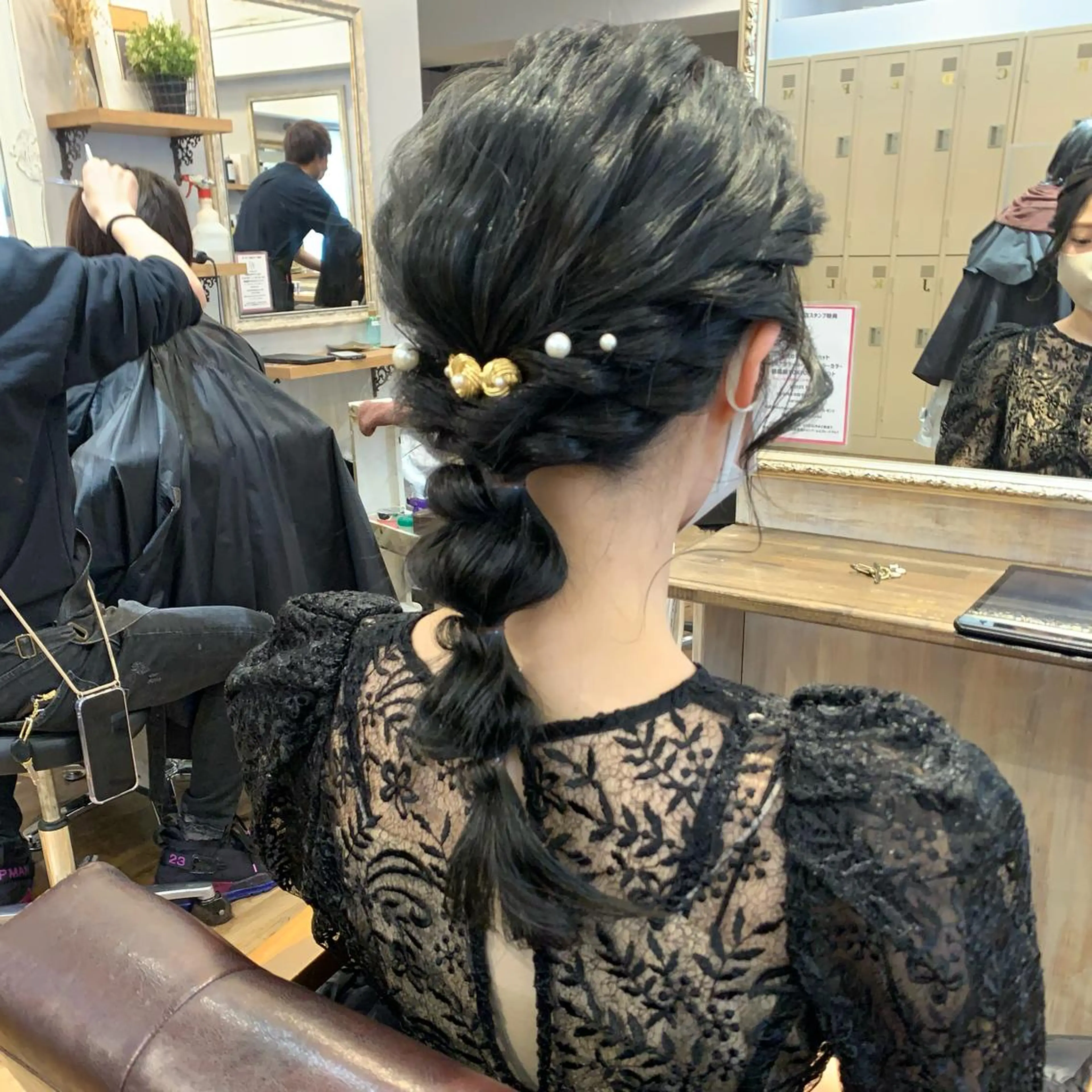 ヘアアレンジ 淡色ふんわりhair 新宿satomiのヘアスタイル