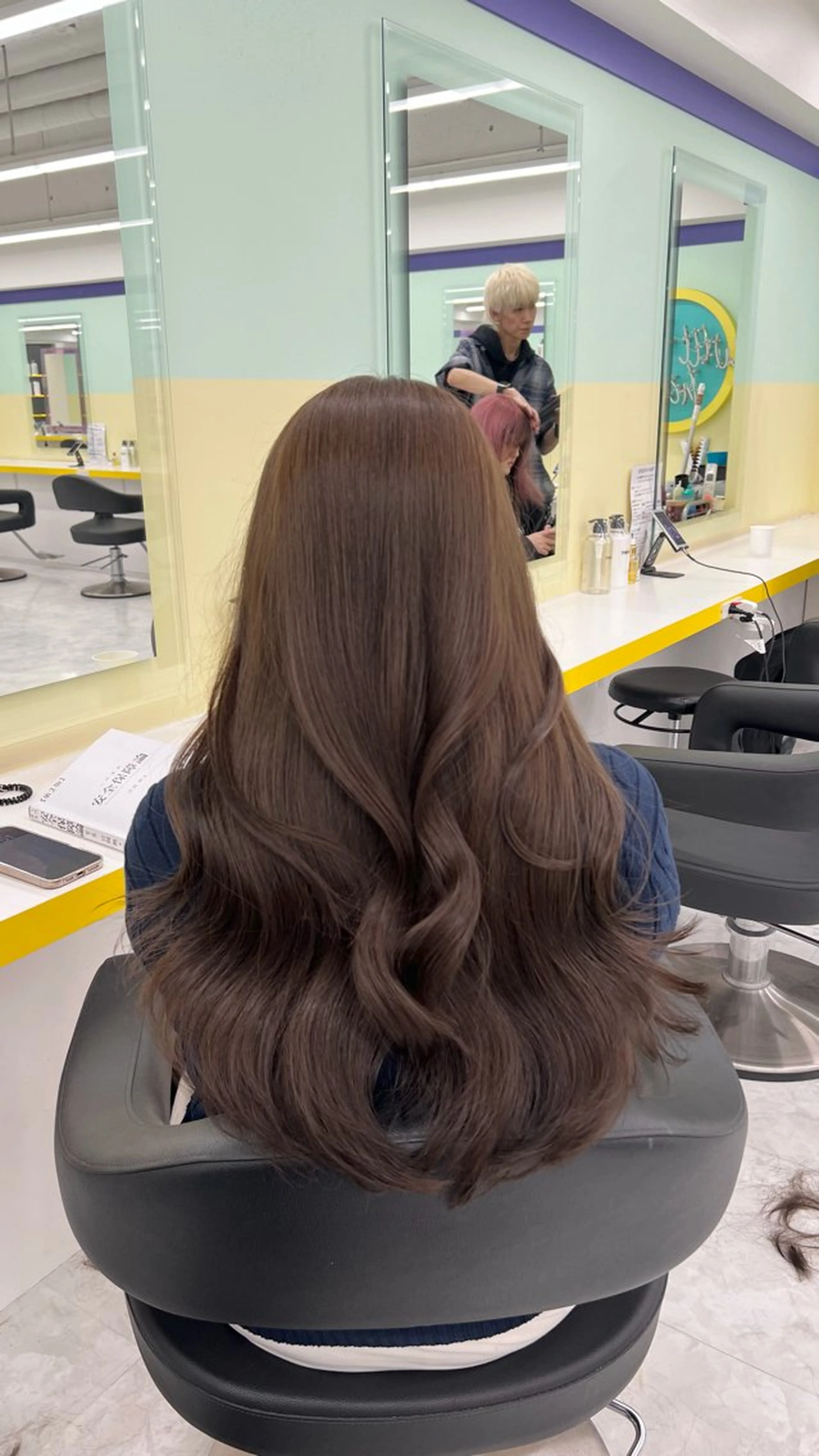 【❣️カラーのみ❣️】髪質改善カラー🩵+髪質改善トリートメント❣️カラー、トリートメントのランクアップも相談可⭕️の写真