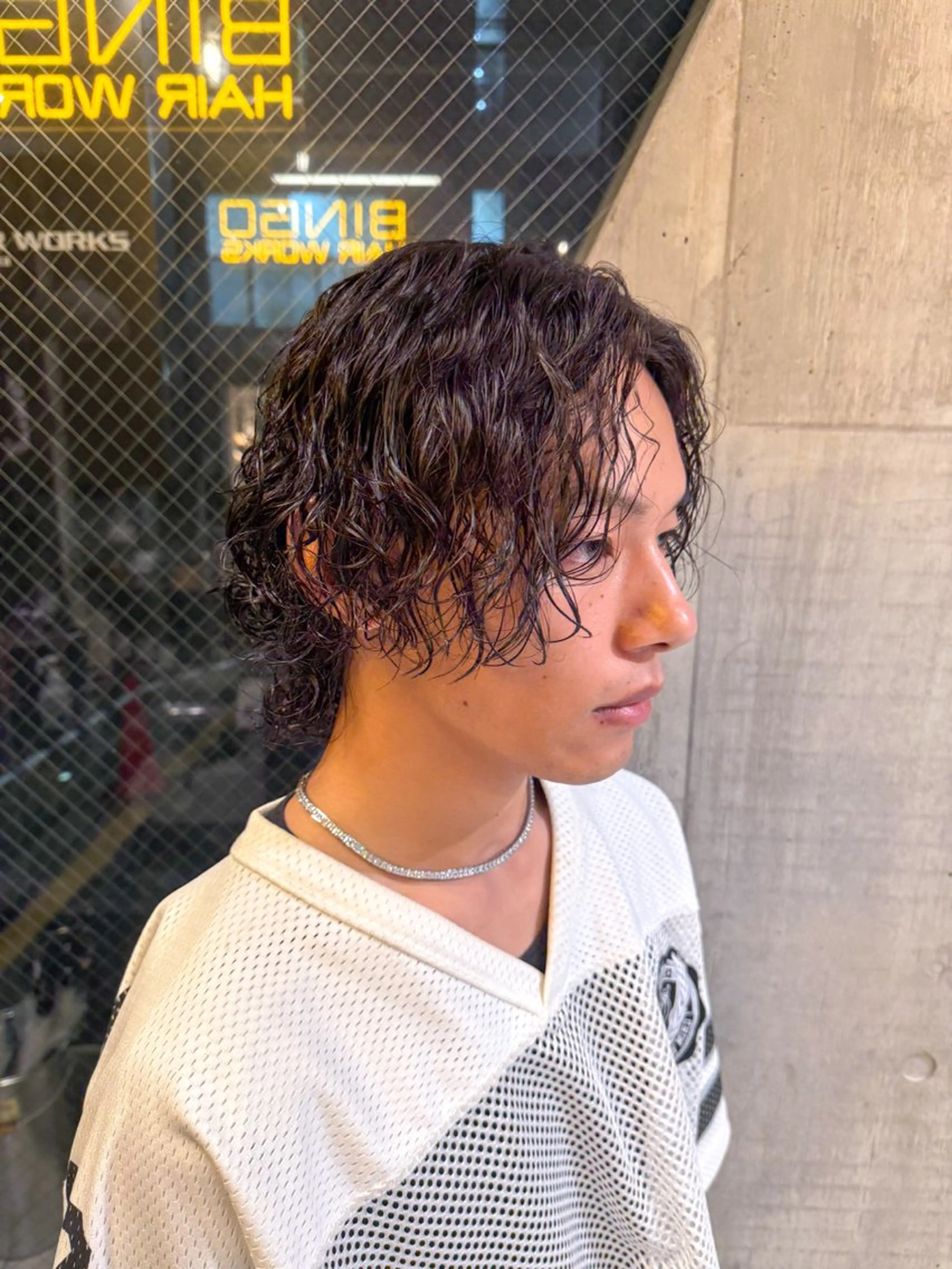 パーマ メンズ カット パーマ トリートメント ツイスパ/メンズ パーマ/歩夢のヘアスタイル