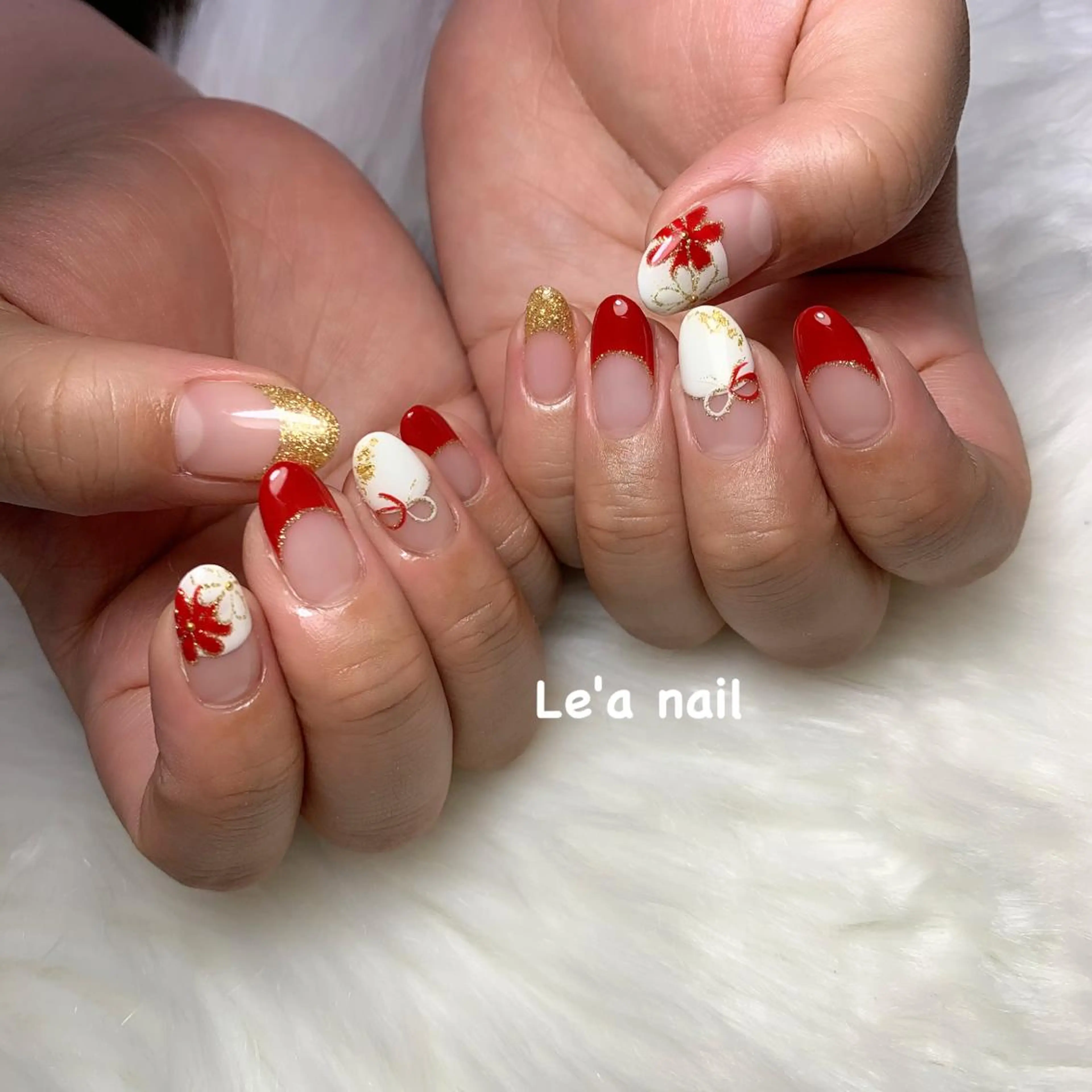 ネイル ブライダルネイル 'mm  (ミリ) ＭＡＮＡＭＩのネイルデザイン