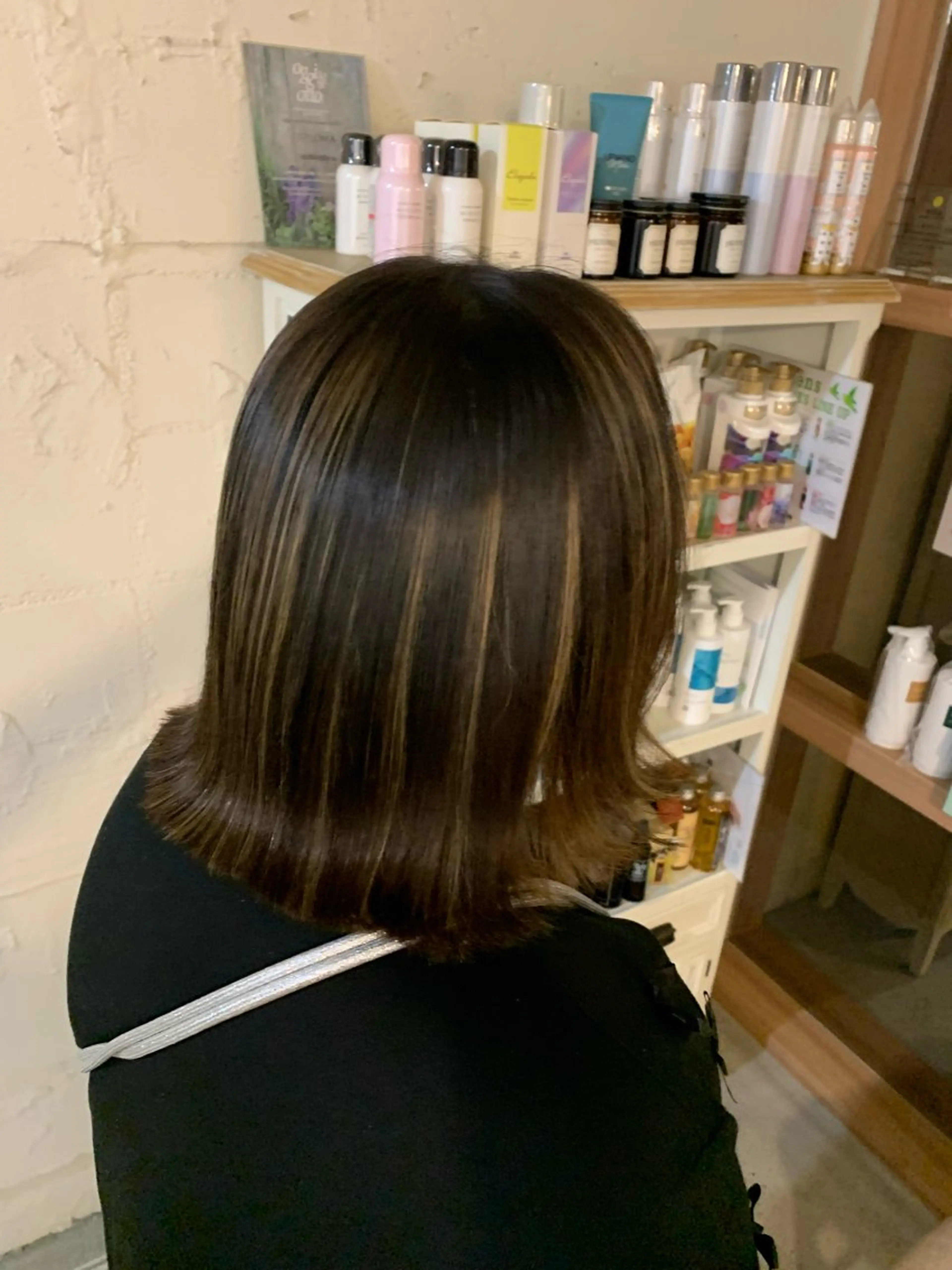 ミディアム ボブ 福永 ちひろのヘアスタイル