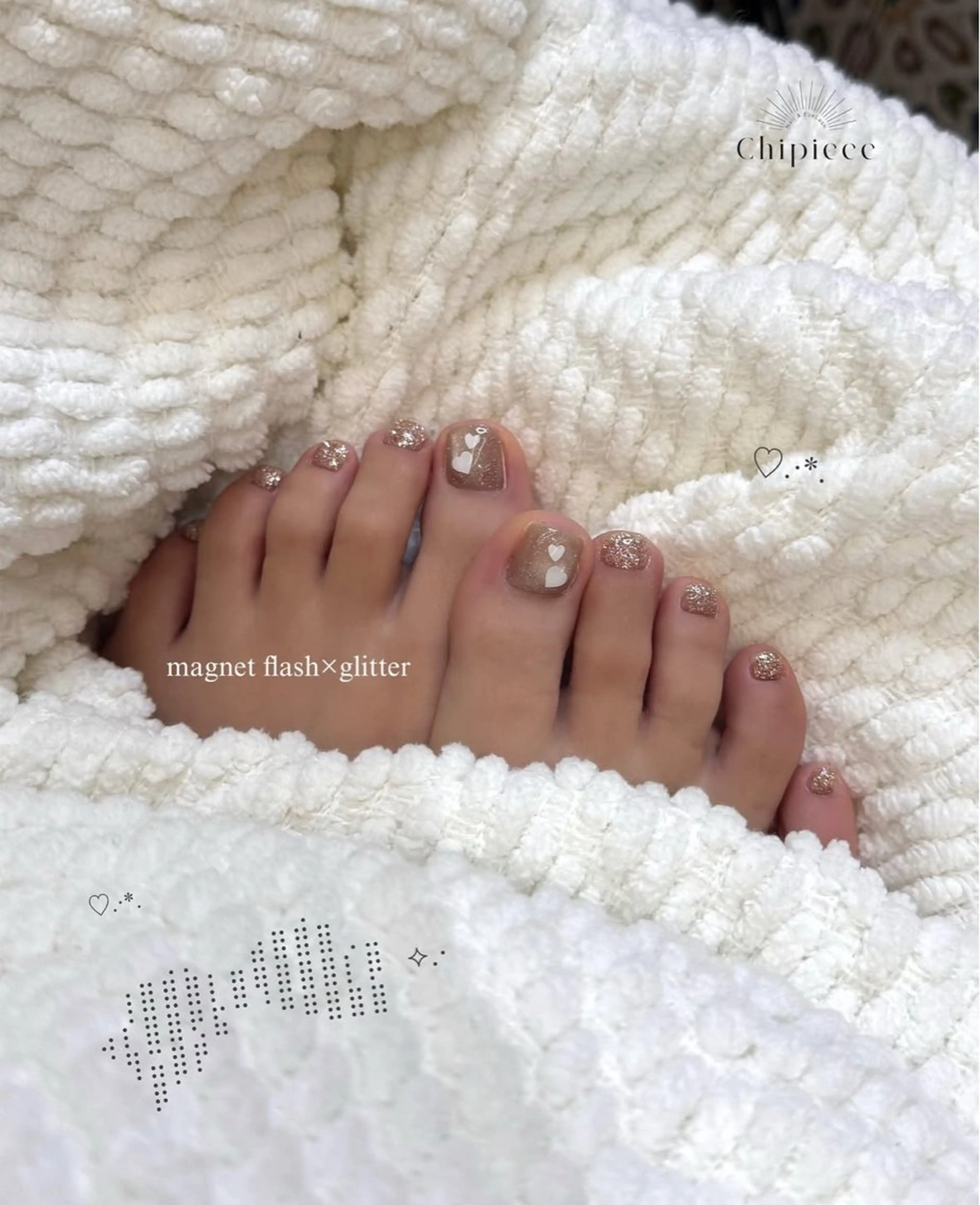 【オフあり✔】フットおまかせデザイン👣⟡.· ⚠︎詳細必読の写真