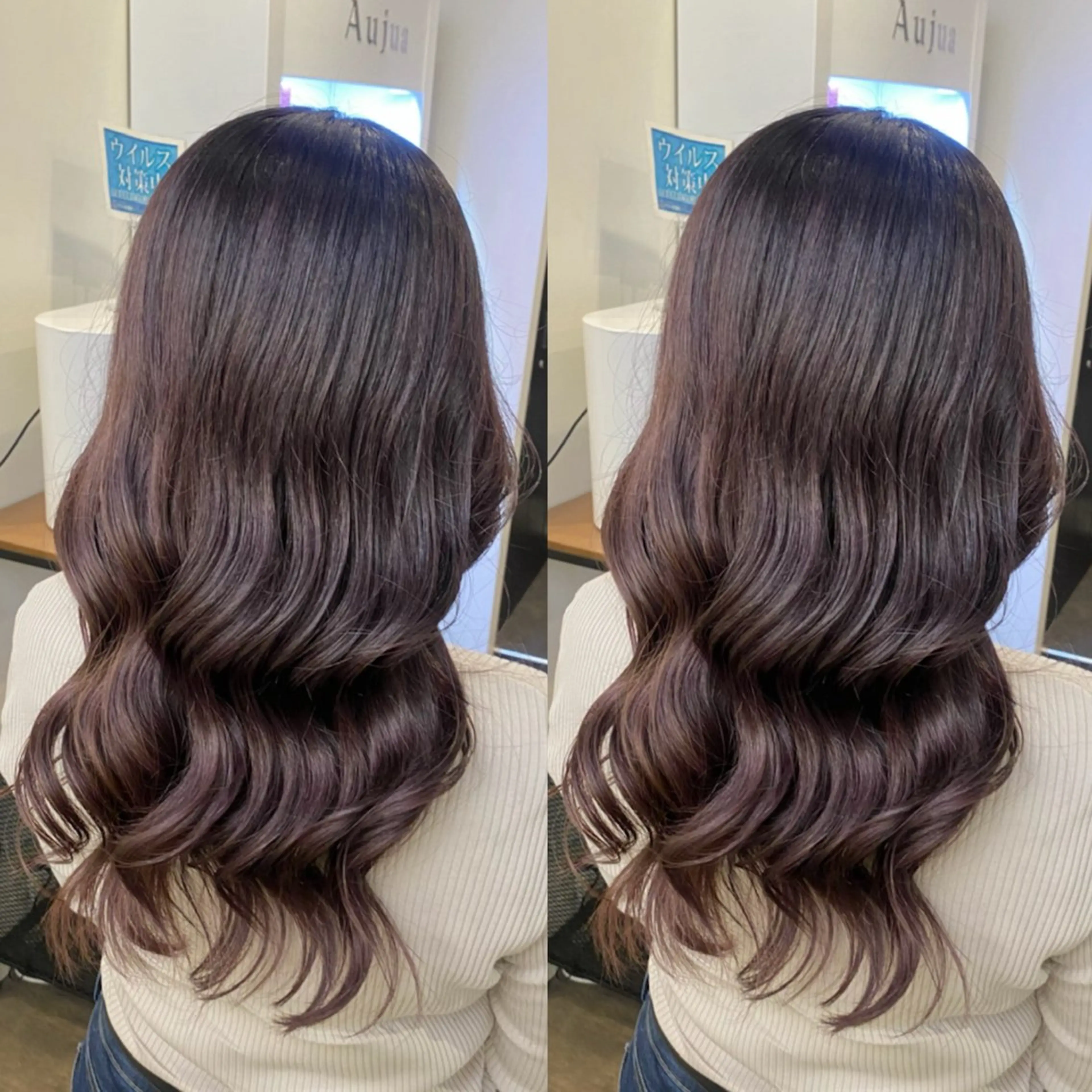 セミロング カラー 【カラー指名No 1✨】HIBIKIのヘアスタイル