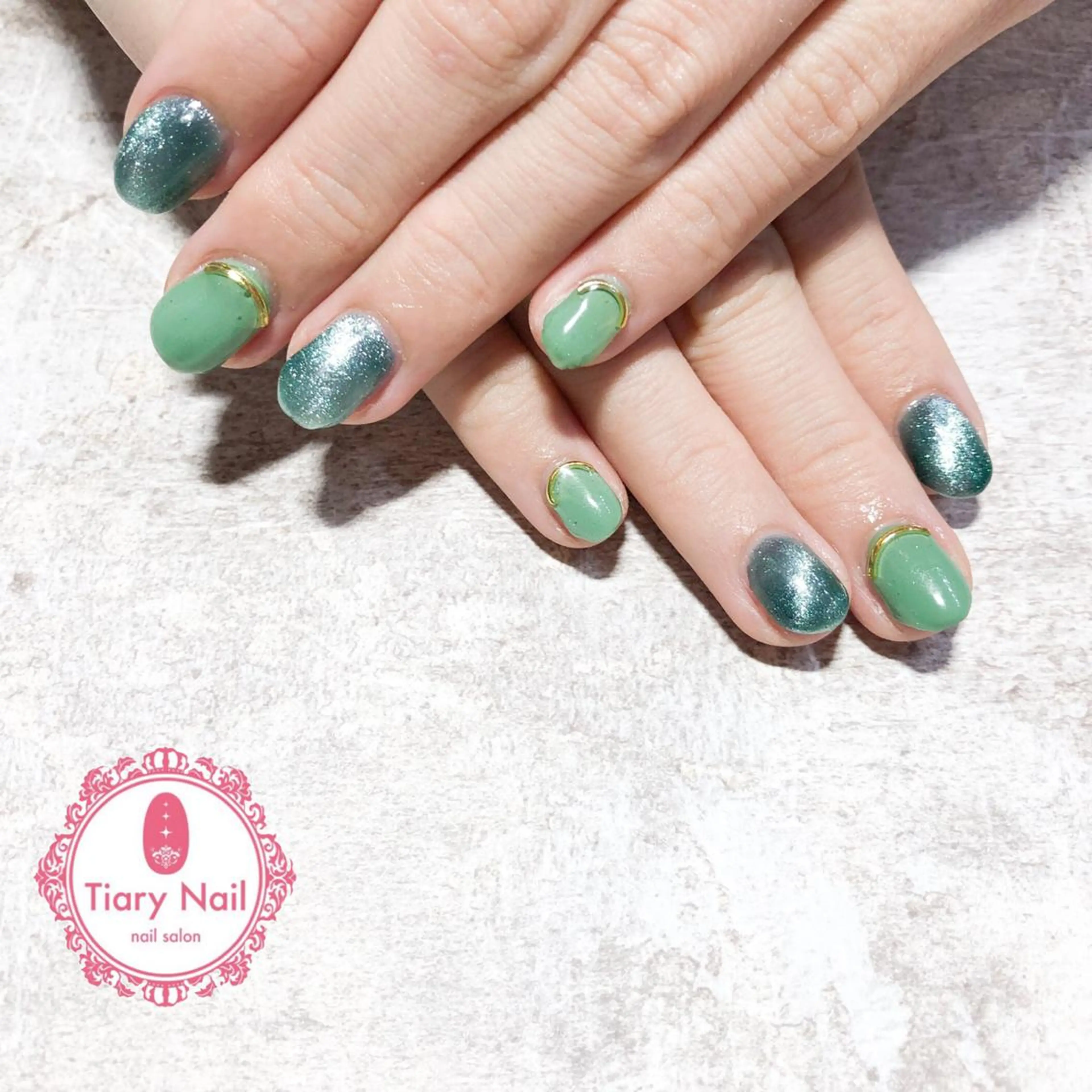 ネイル tiarynail K K🐼のネイルデザイン