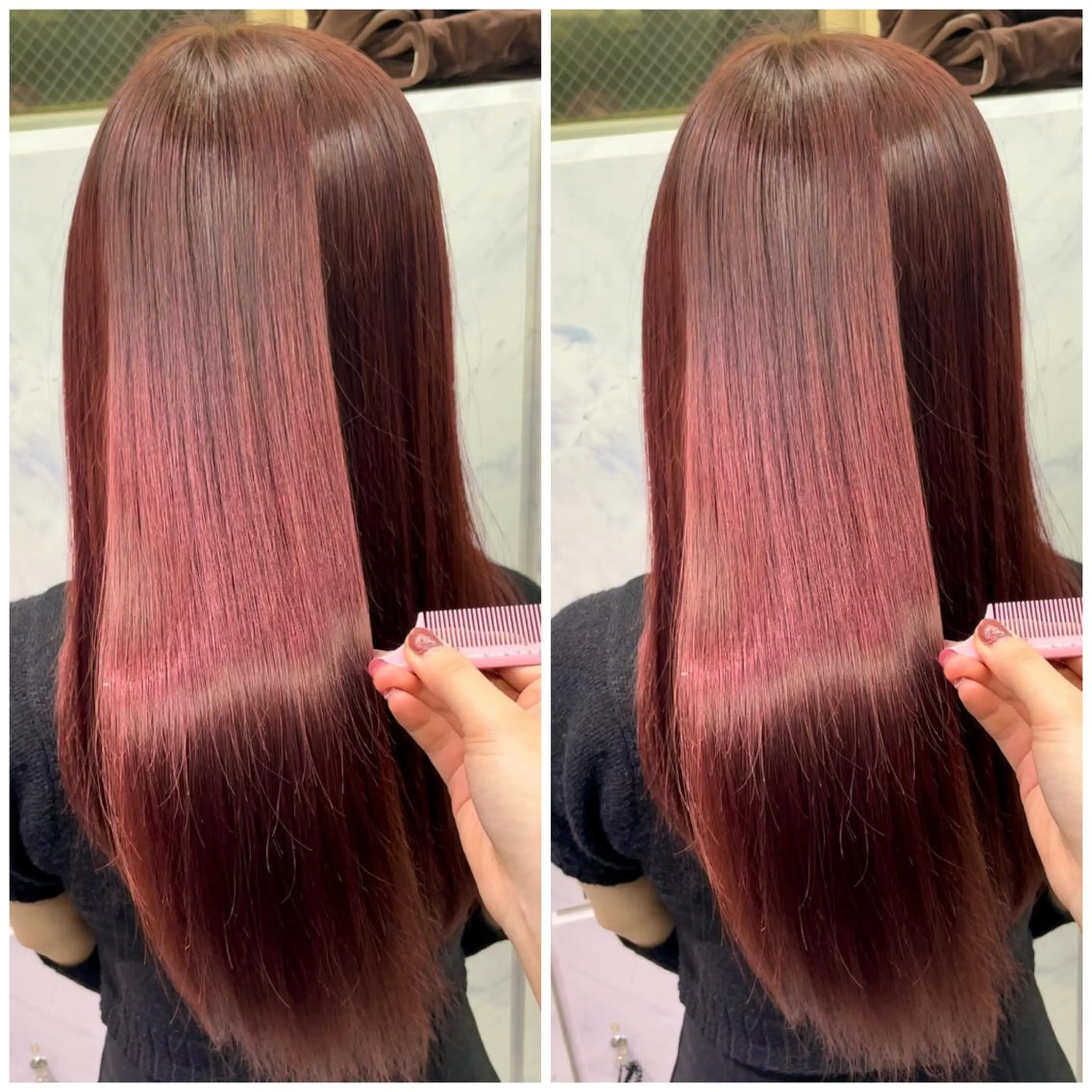 ロング カット ヘアカラー トリートメント 🦋プルエクステ ARISA🦋のヘアスタイル