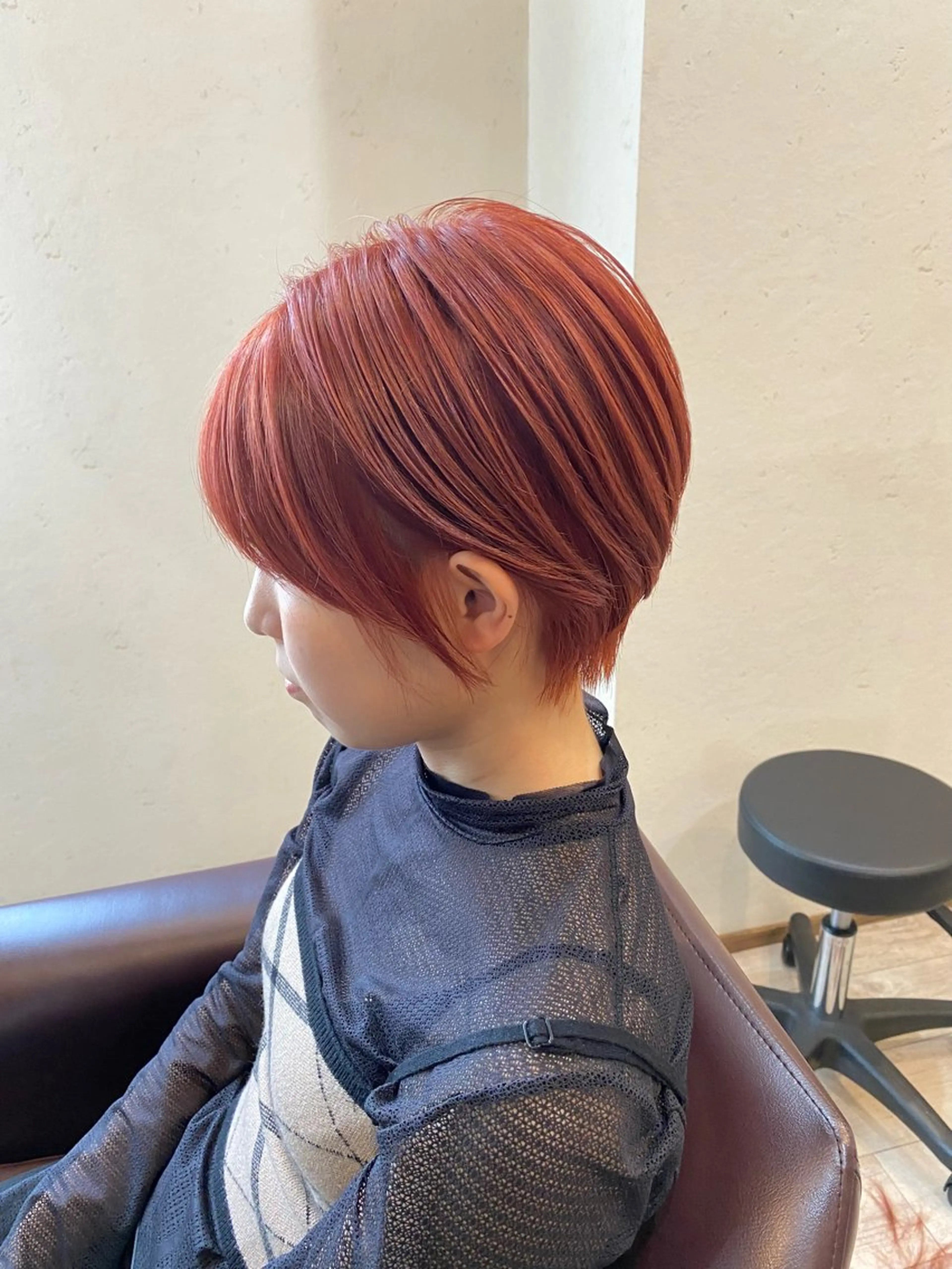 ショート カラー ブリーチ ピンクカラー ヘアカラー 🍑 モモカ🍑のヘアスタイル