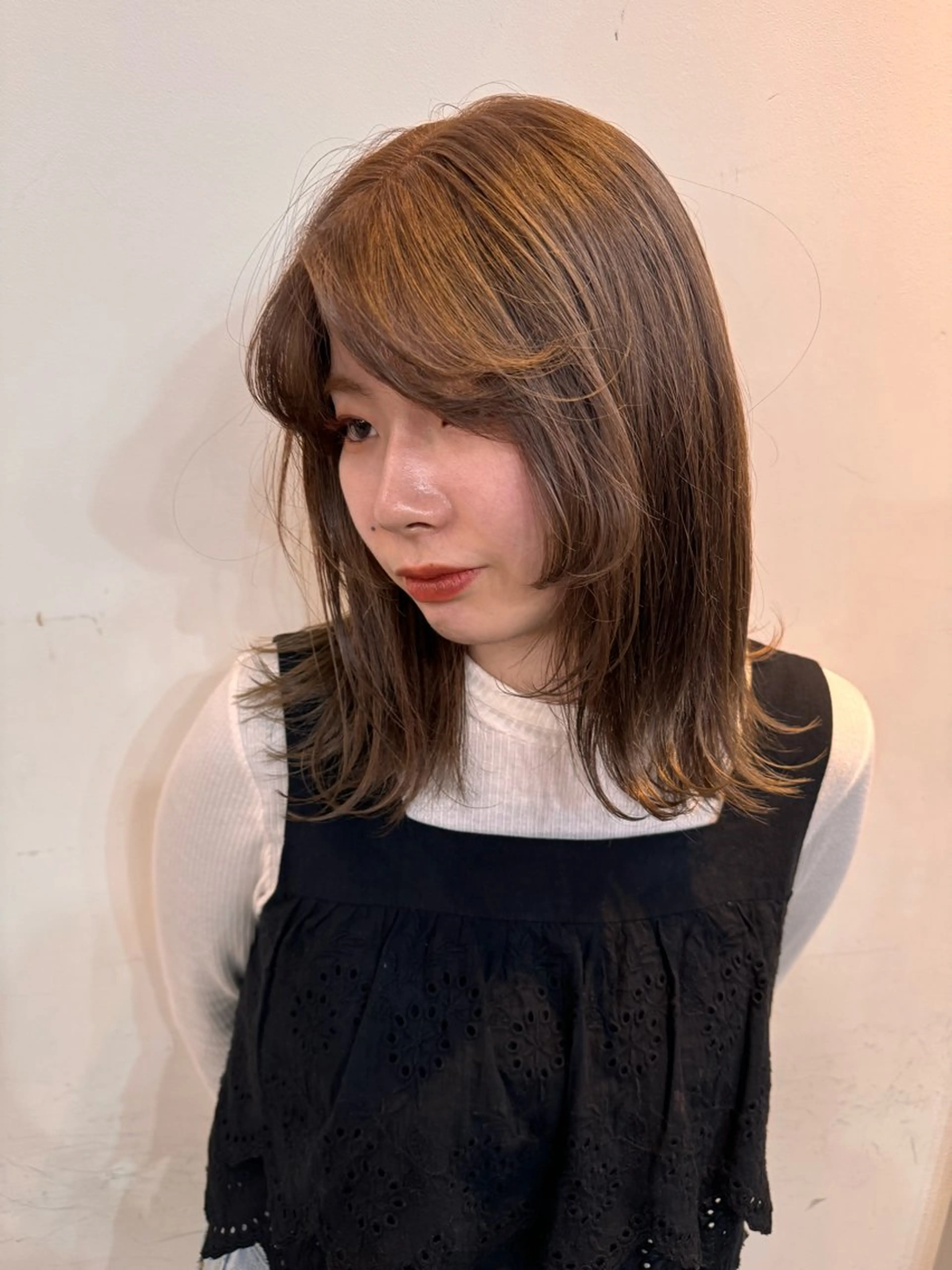 ミディアム カラー 🎀asumi/艶カ ラー/ボブ/ショートのヘアスタイル