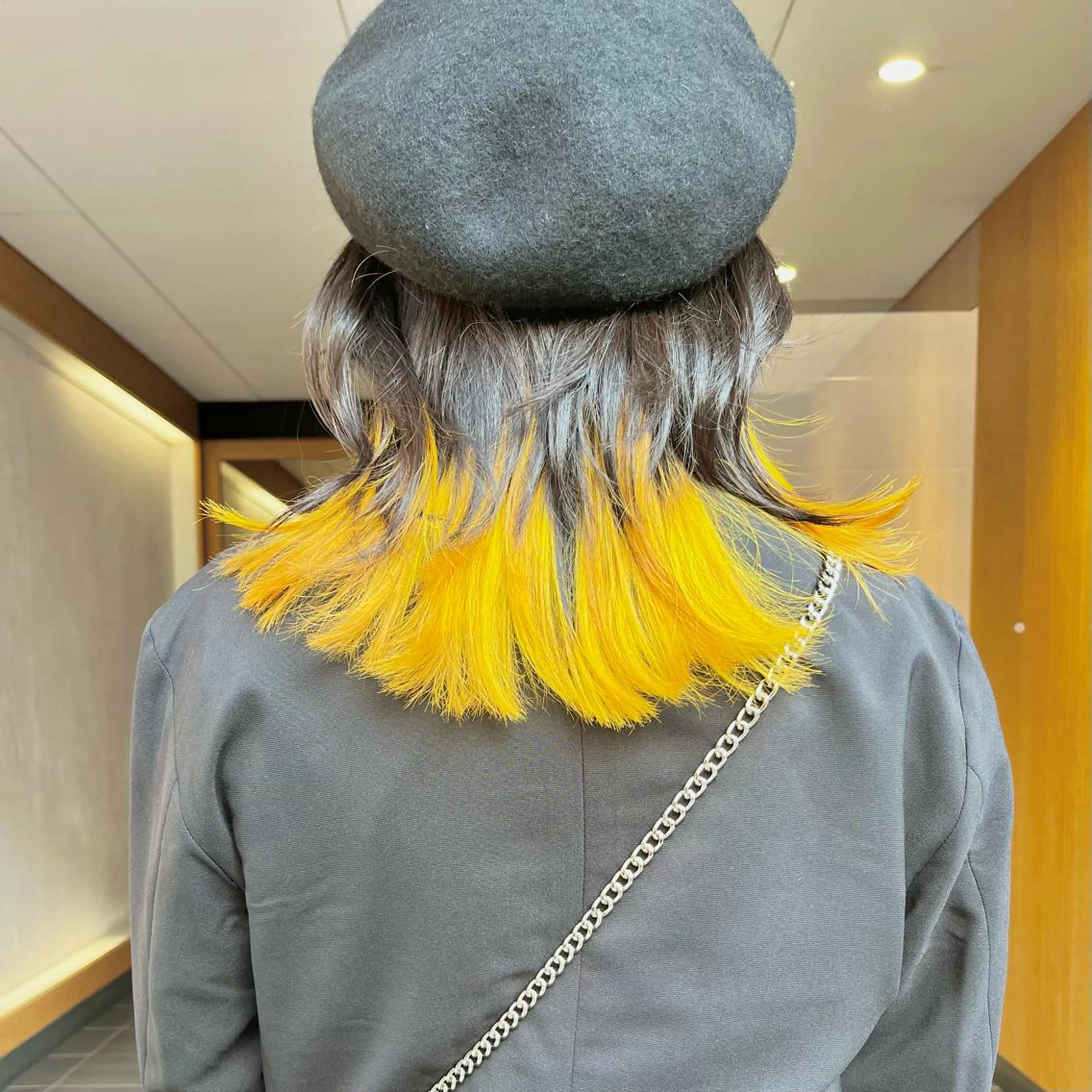 セミロング カラー 堺 鳳 ママ美容師 yukariのヘアスタイル